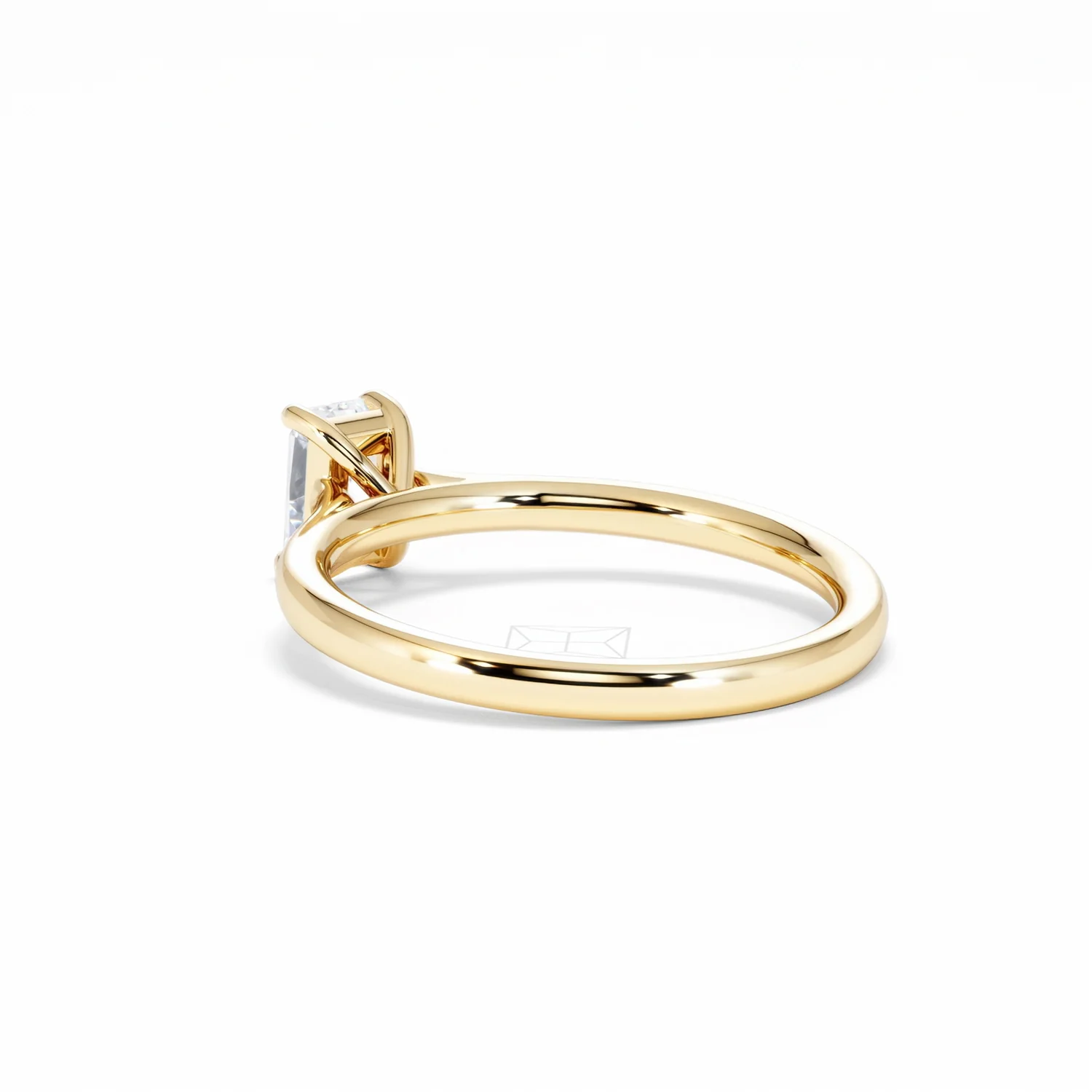 Amora Radiant 0.50ct Lab Diamond Engagement Ring F/VS1 Set in 18K Gold - Image 59