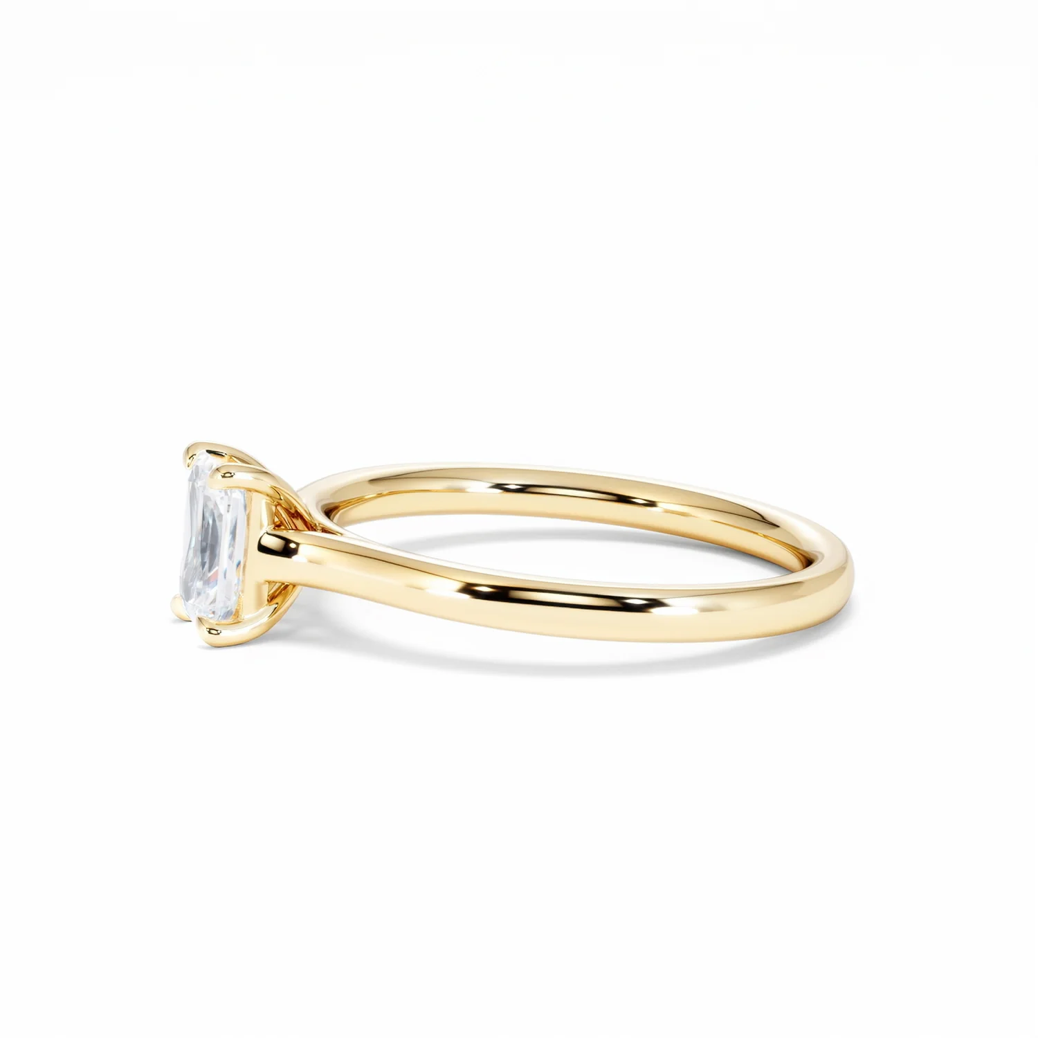 Amora Radiant 0.50ct Lab Diamond Engagement Ring F/VS1 Set in 18K Gold - Image 74
