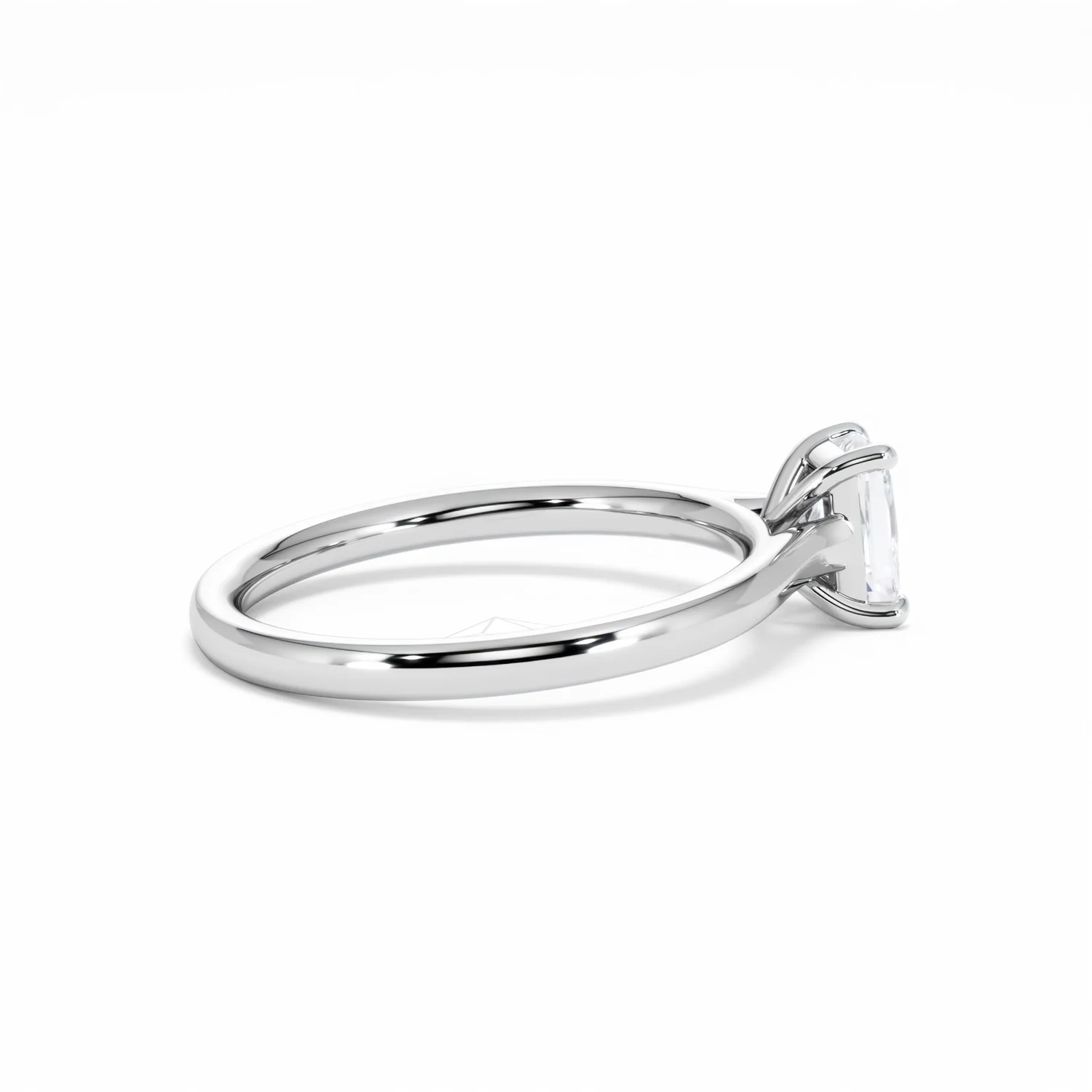 Amora Radiant 0.50ct Lab Diamond Engagement Ring F/VS1 Set in 18K White Gold - Image 33