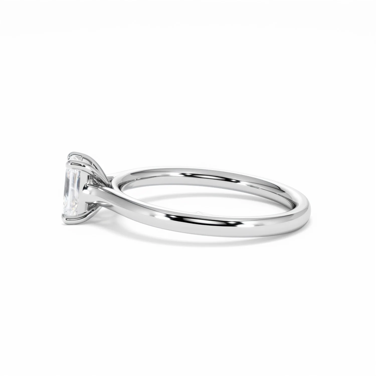 Amora Radiant 0.50ct Lab Diamond Engagement Ring F/VS1 Set in 18K White Gold - Image 70