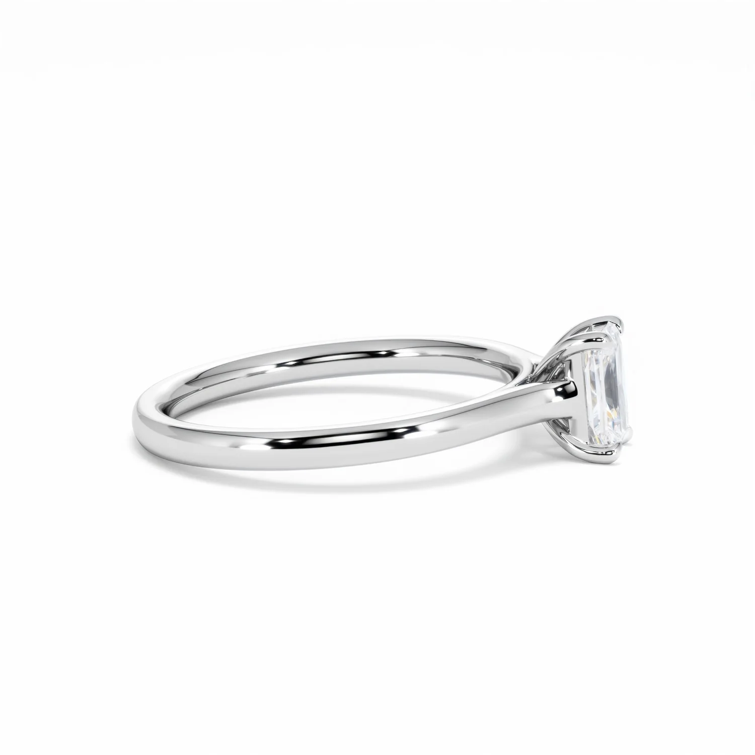 Amora Radiant 0.50ct Lab Diamond Engagement Ring F/VS1 Set in Platinum - Image 27