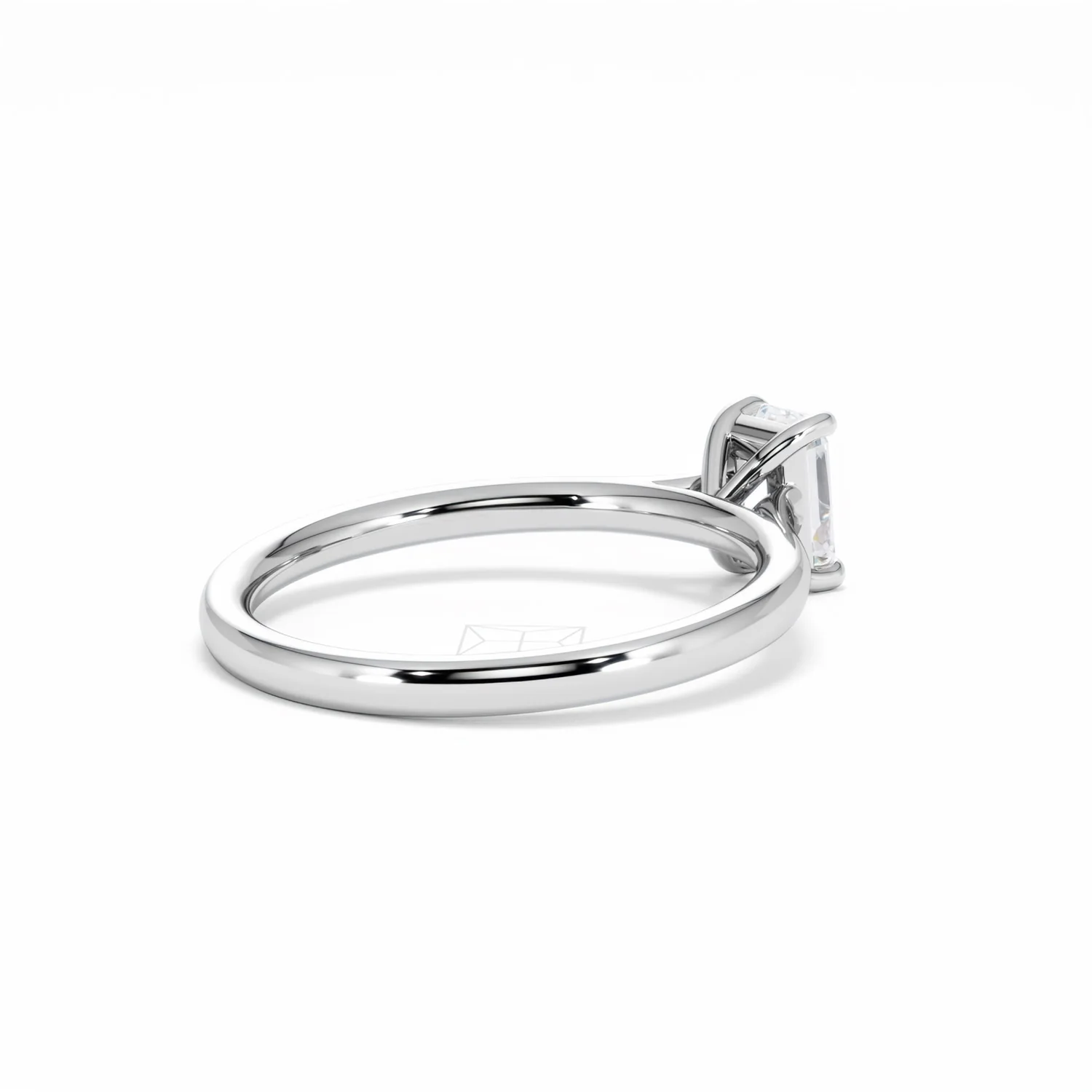 Amora Radiant 0.50ct Lab Diamond Engagement Ring F/VS1 Set in Platinum - Image 39