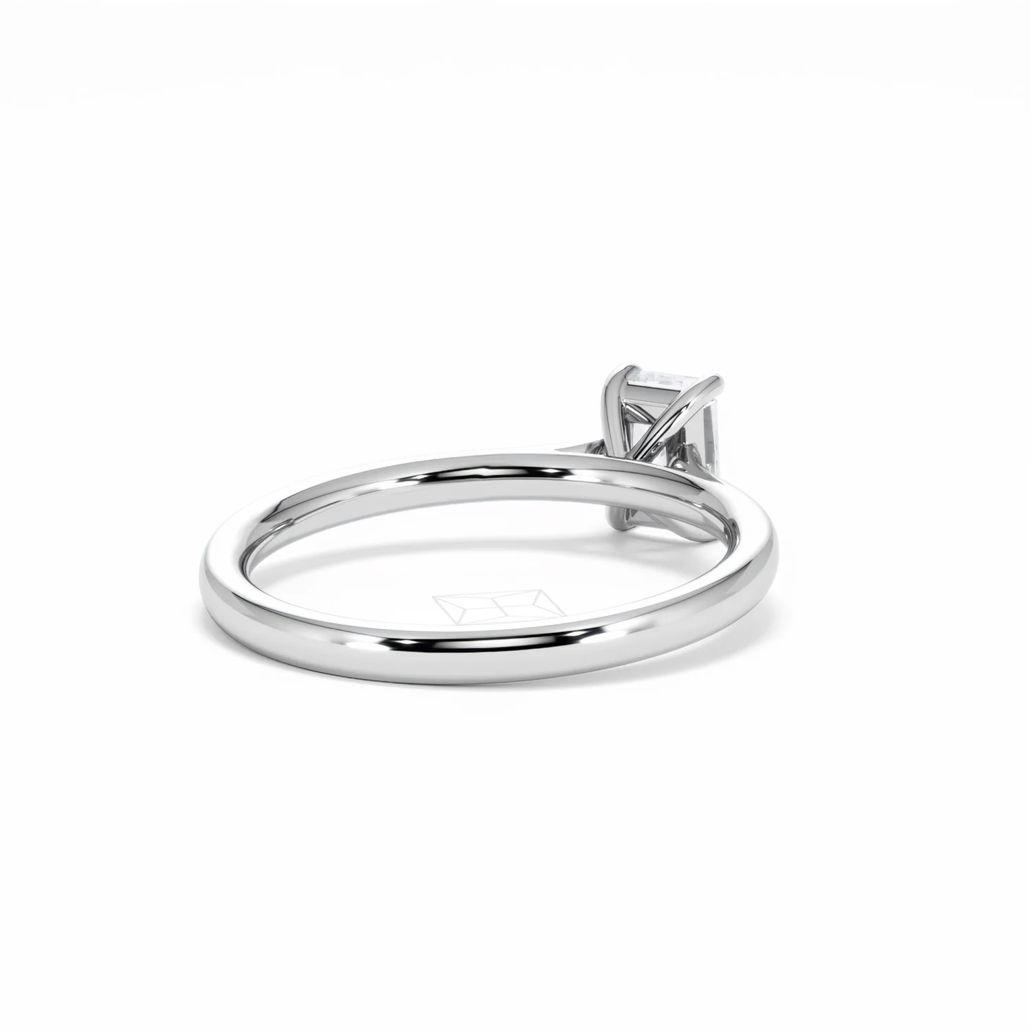 Amora Radiant 0.50ct Lab Diamond Engagement Ring F/VS1 Set in Platinum - Image 43
