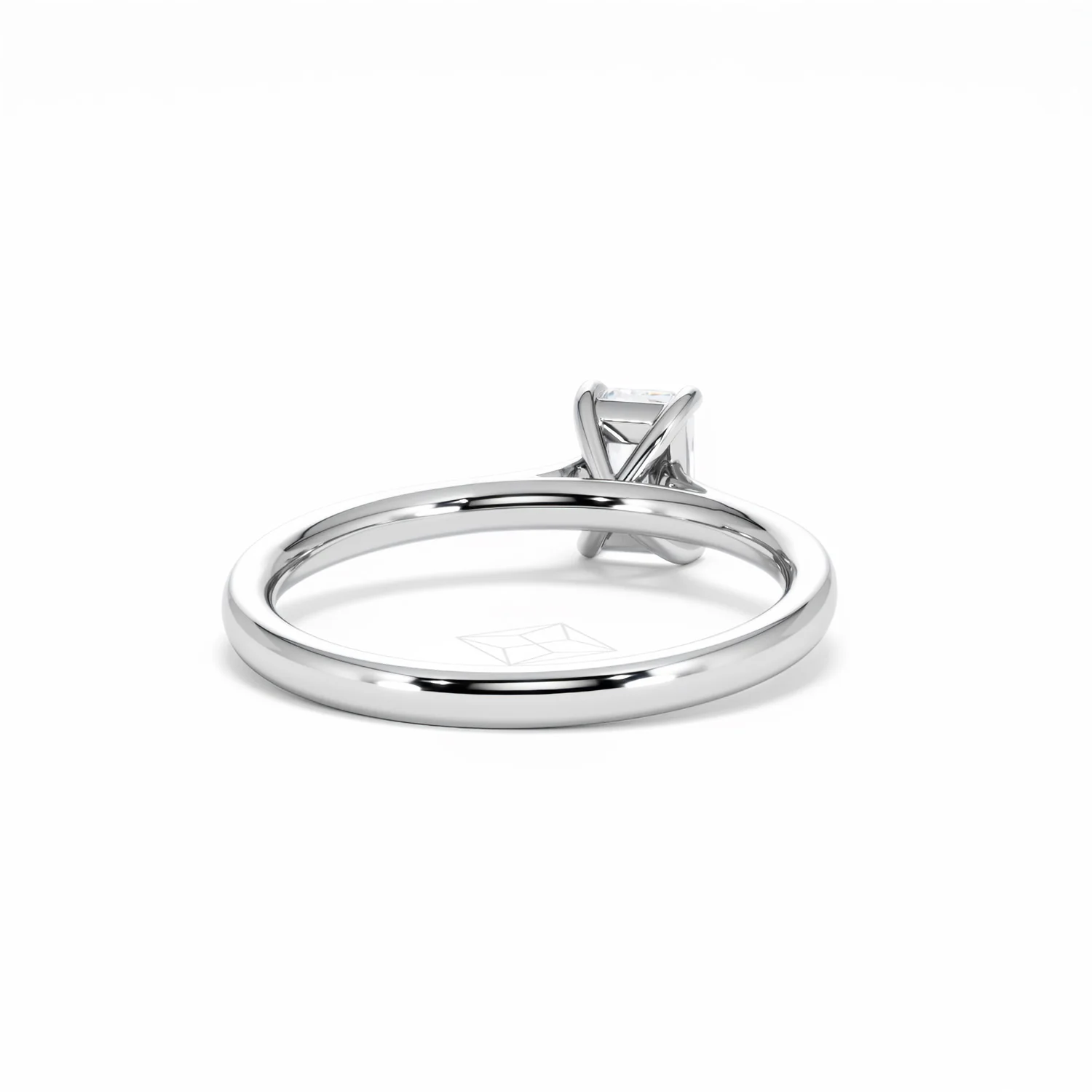 Amora Radiant 0.50ct Lab Diamond Engagement Ring F/VS1 Set in Platinum - Image 46