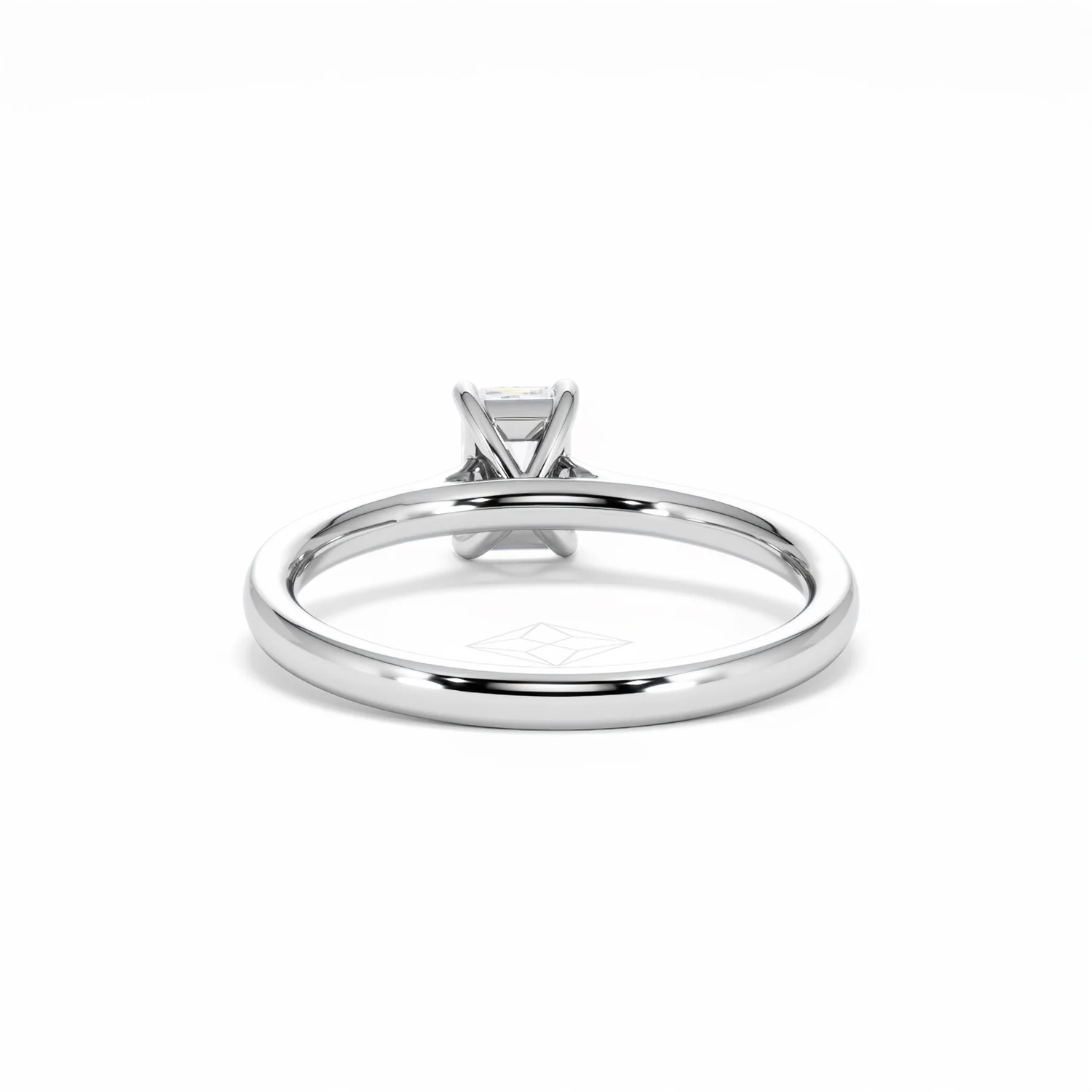 Amora Radiant 0.50ct Lab Diamond Engagement Ring F/VS1 Set in Platinum - Image 51