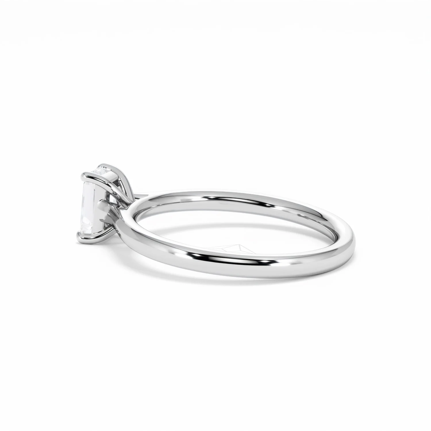 Amora Radiant 0.50ct Lab Diamond Engagement Ring F/VS1 Set in Platinum - Image 65