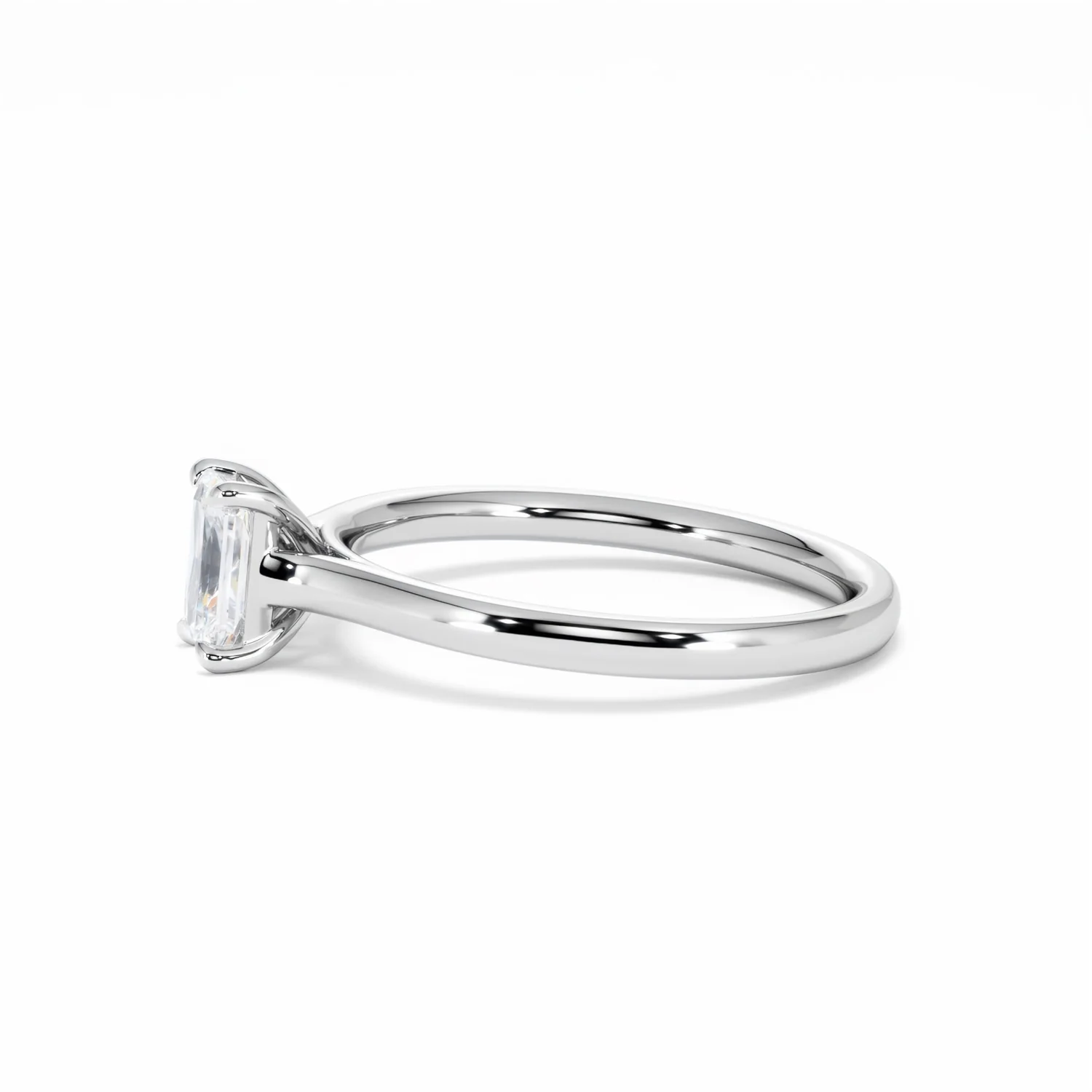 Amora Radiant 0.50ct Lab Diamond Engagement Ring F/VS1 Set in Platinum - Image 73