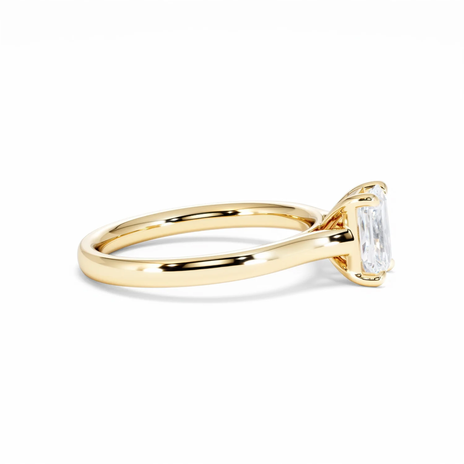 Amora Radiant 1.00ct Lab Diamond Engagement Ring F/VS1 Set in 18K Gold - Image 26