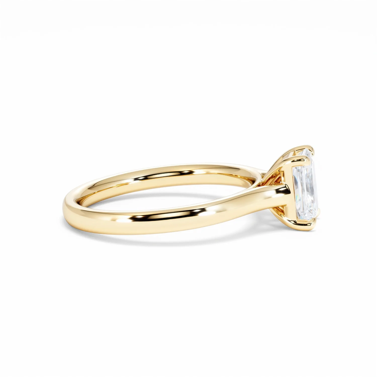 Amora Radiant 1.00ct Lab Diamond Engagement Ring F/VS1 Set in 18K Gold - Image 27