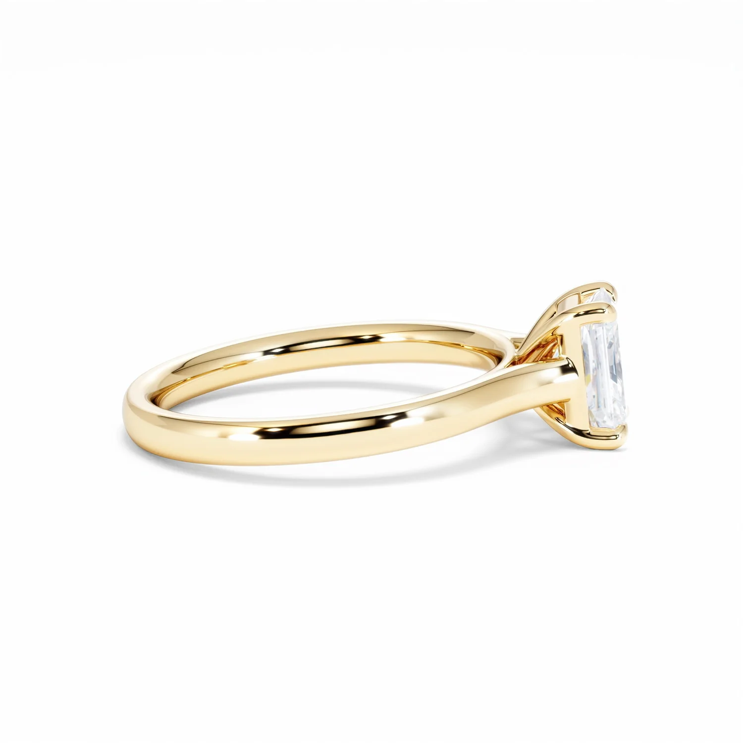 Amora Radiant 1.00ct Lab Diamond Engagement Ring F/VS1 Set in 18K Gold - Image 28