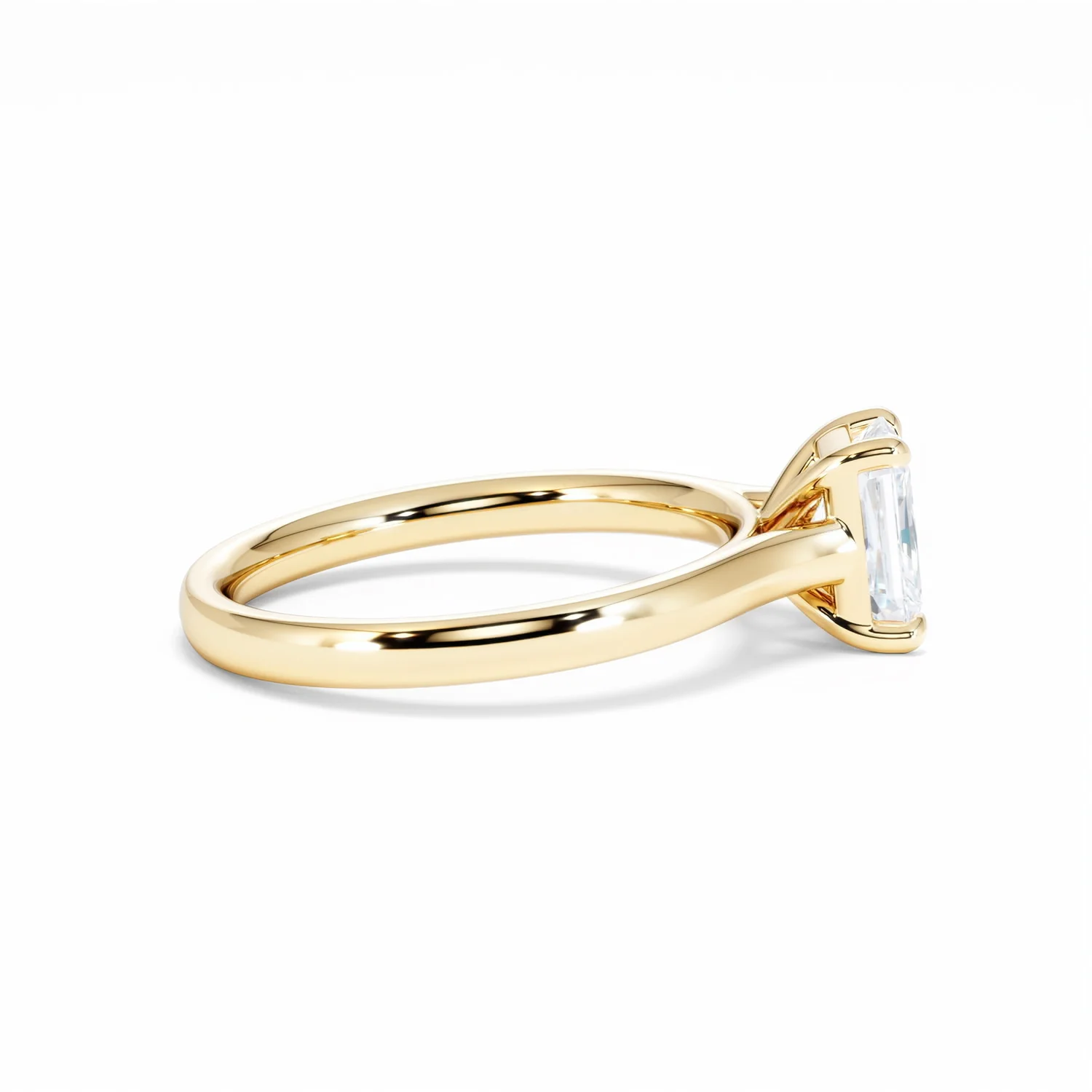 Amora Radiant 1.00ct Lab Diamond Engagement Ring F/VS1 Set in 18K Gold - Image 29
