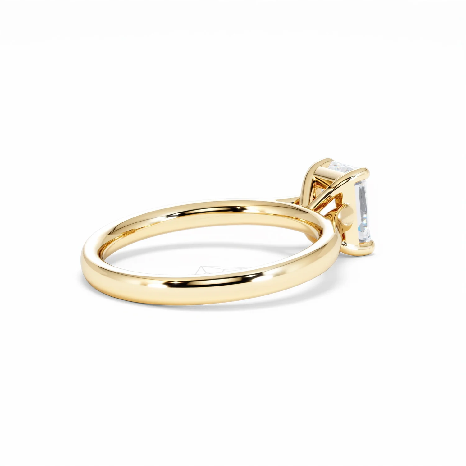 Amora Radiant 1.00ct Lab Diamond Engagement Ring F/VS1 Set in 18K Gold - Image 37