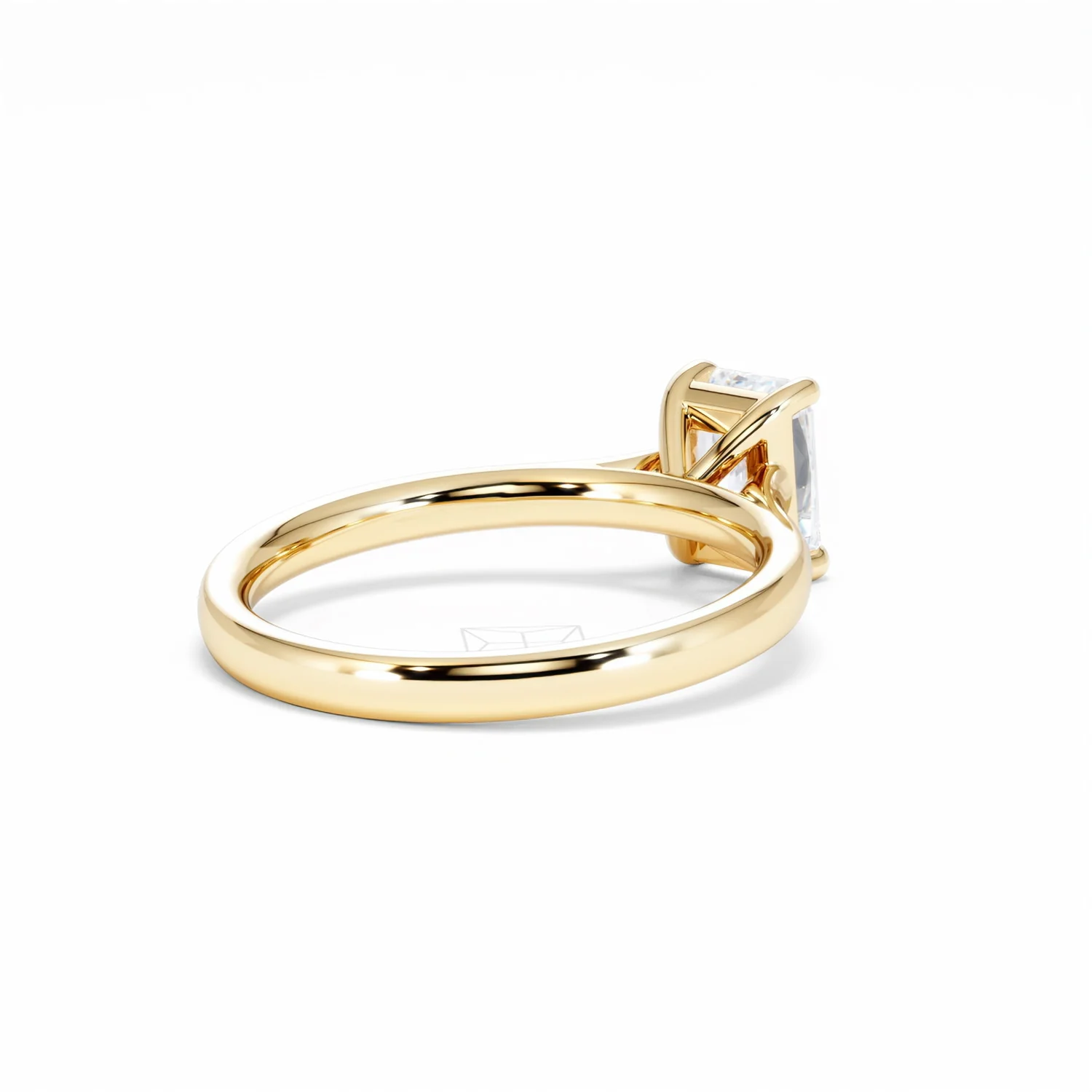 Amora Radiant 1.00ct Lab Diamond Engagement Ring F/VS1 Set in 18K Gold - Image 40