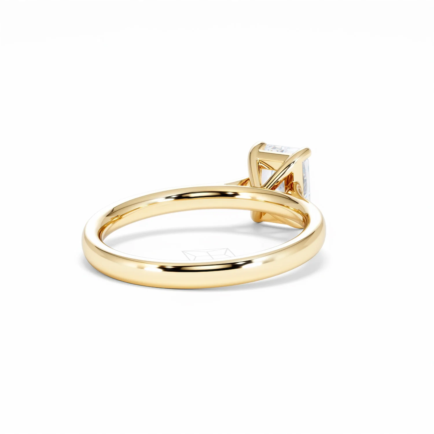 Amora Radiant 1.00ct Lab Diamond Engagement Ring F/VS1 Set in 18K Gold - Image 42