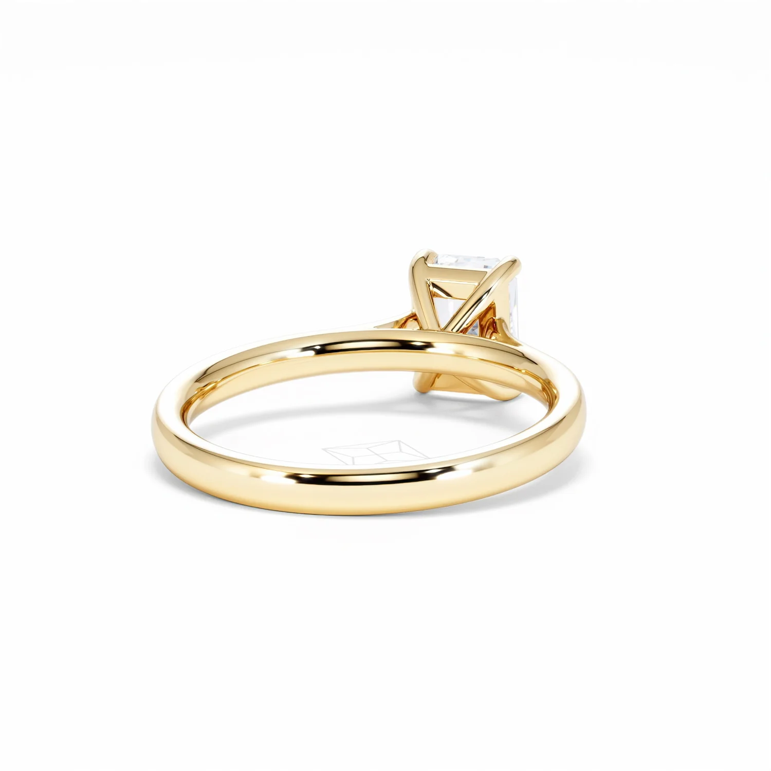 Amora Radiant 1.00ct Lab Diamond Engagement Ring F/VS1 Set in 18K Gold - Image 44