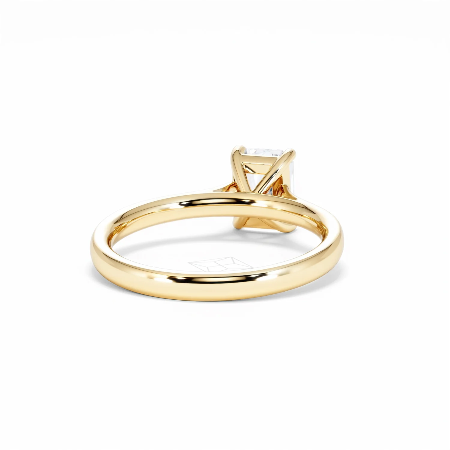 Amora Radiant 1.00ct Lab Diamond Engagement Ring F/VS1 Set in 18K Gold - Image 45