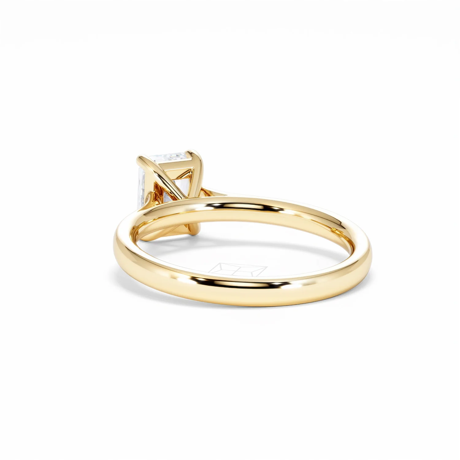 Amora Radiant 1.00ct Lab Diamond Engagement Ring F/VS1 Set in 18K Gold - Image 55