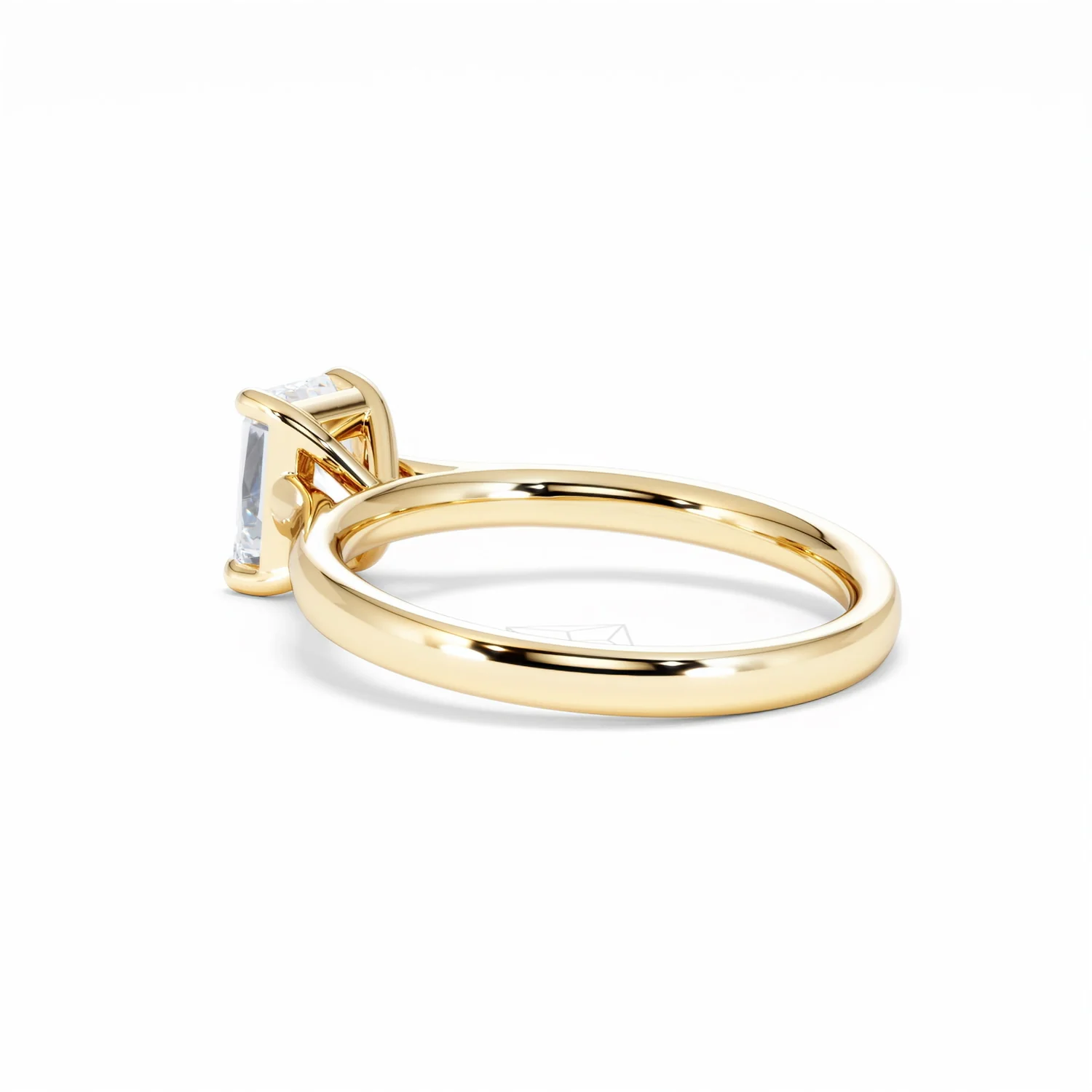 Amora Radiant 1.00ct Lab Diamond Engagement Ring F/VS1 Set in 18K Gold - Image 60