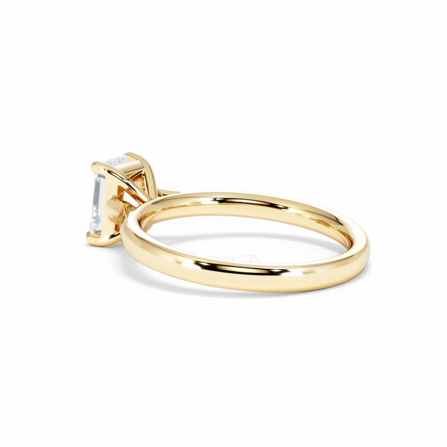 Amora Radiant 1.00ct Lab Diamond Engagement Ring F/VS1 Set in 18K Gold - Image 61