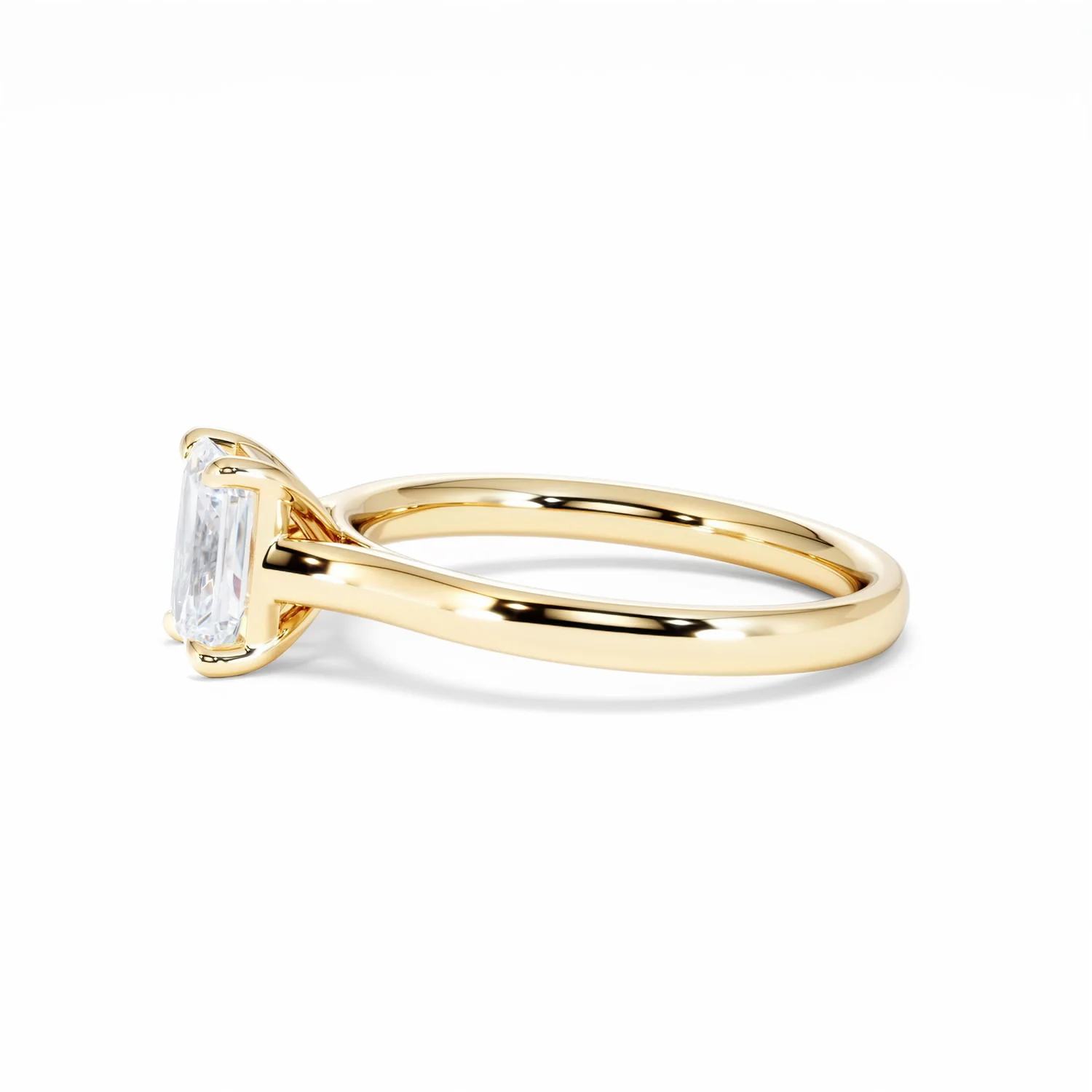 Amora Radiant 1.00ct Lab Diamond Engagement Ring F/VS1 Set in 18K Gold - Image 72