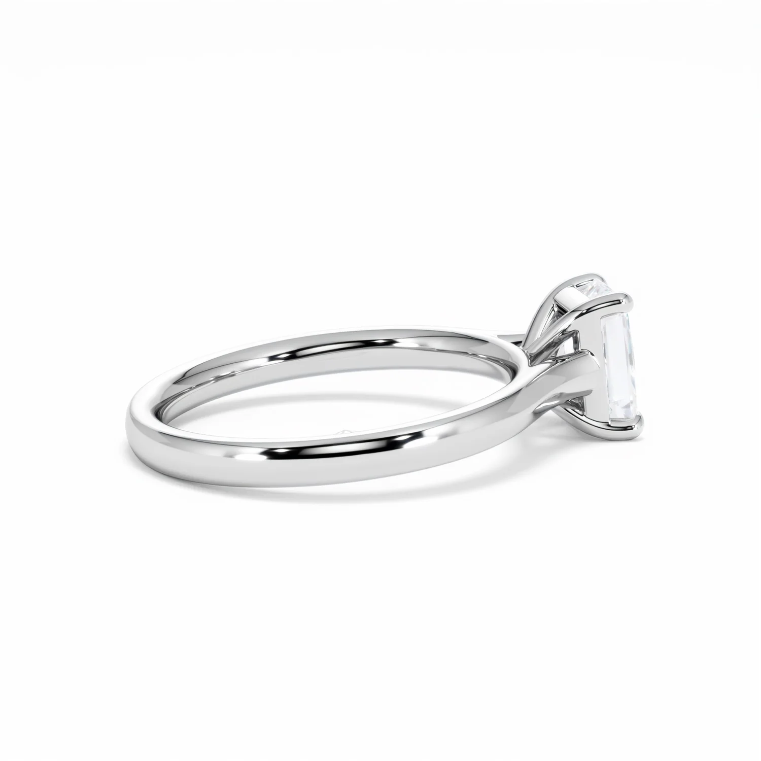 Amora Radiant 1.00ct Lab Diamond Engagement Ring F/VS1 Set in 18K White Gold - Image 33