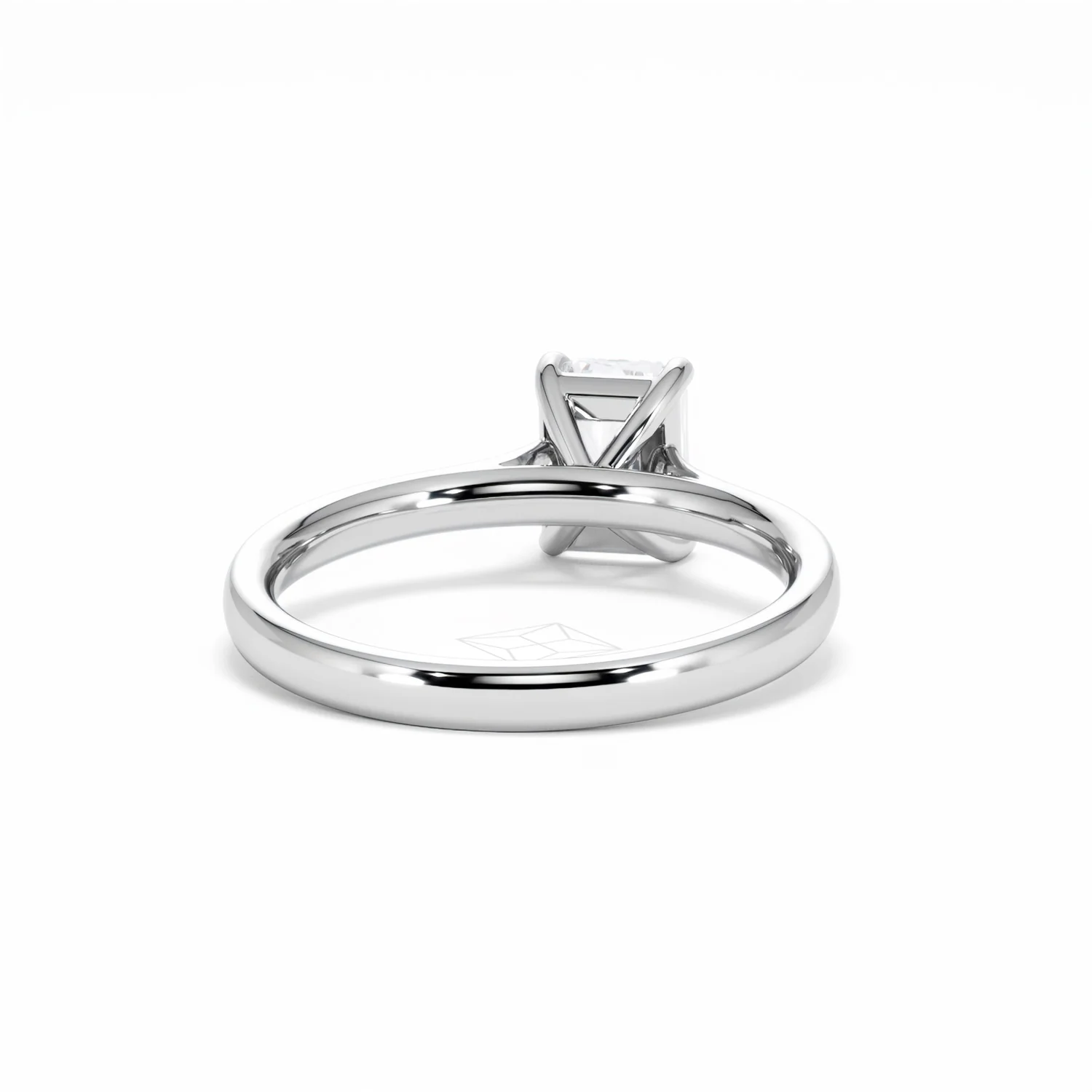 Amora Radiant 1.00ct Lab Diamond Engagement Ring F/VS1 Set in Platinum - Image 47