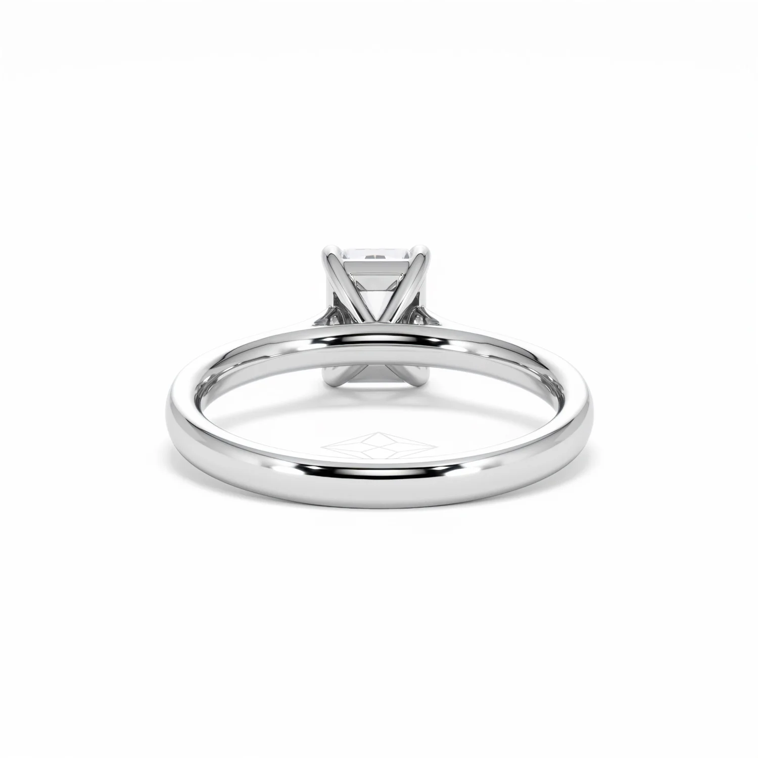 Amora Radiant 1.00ct Lab Diamond Engagement Ring F/VS1 Set in Platinum - Image 50