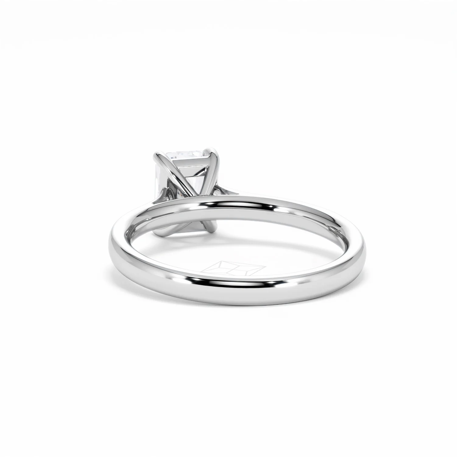 Amora Radiant 1.00ct Lab Diamond Engagement Ring F/VS1 Set in Platinum - Image 54