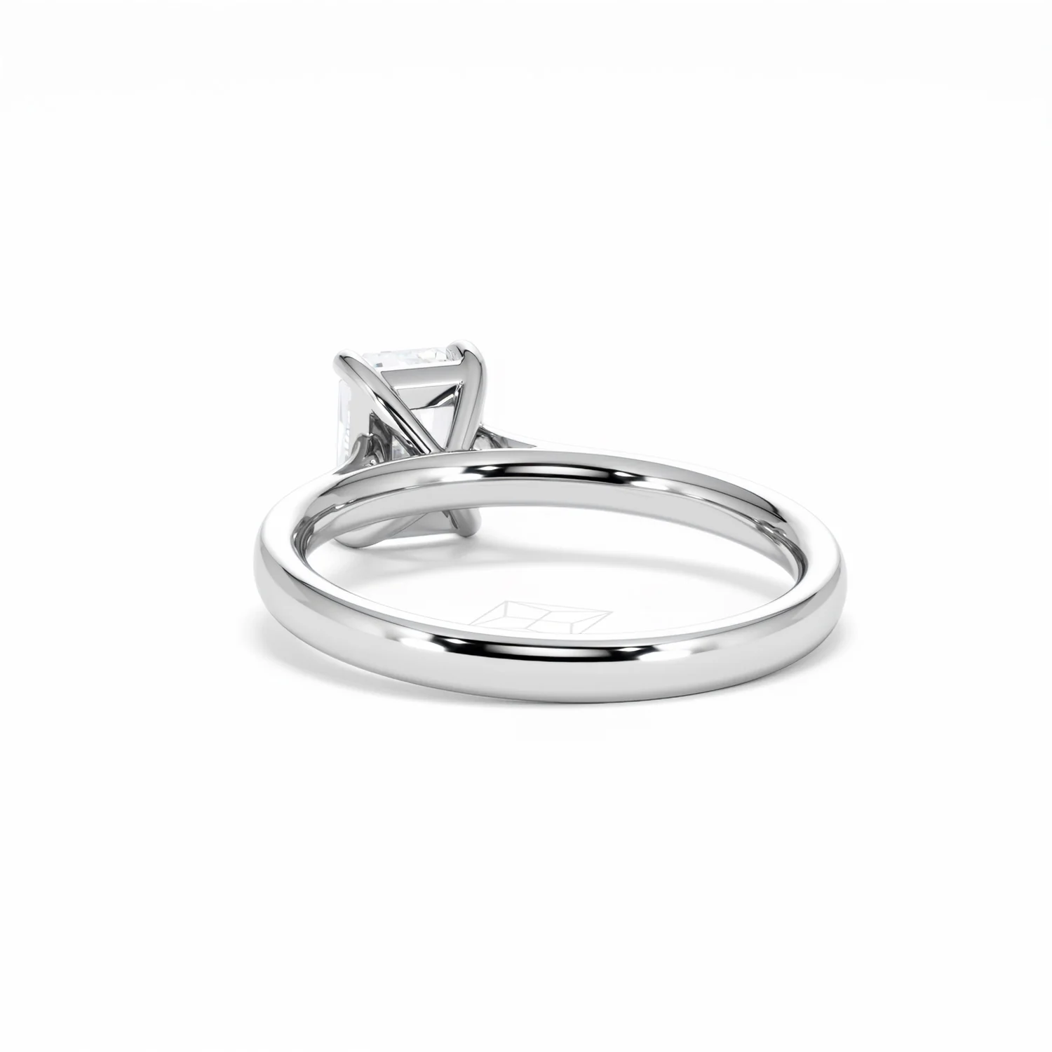 Amora Radiant 1.00ct Lab Diamond Engagement Ring F/VS1 Set in Platinum - Image 55