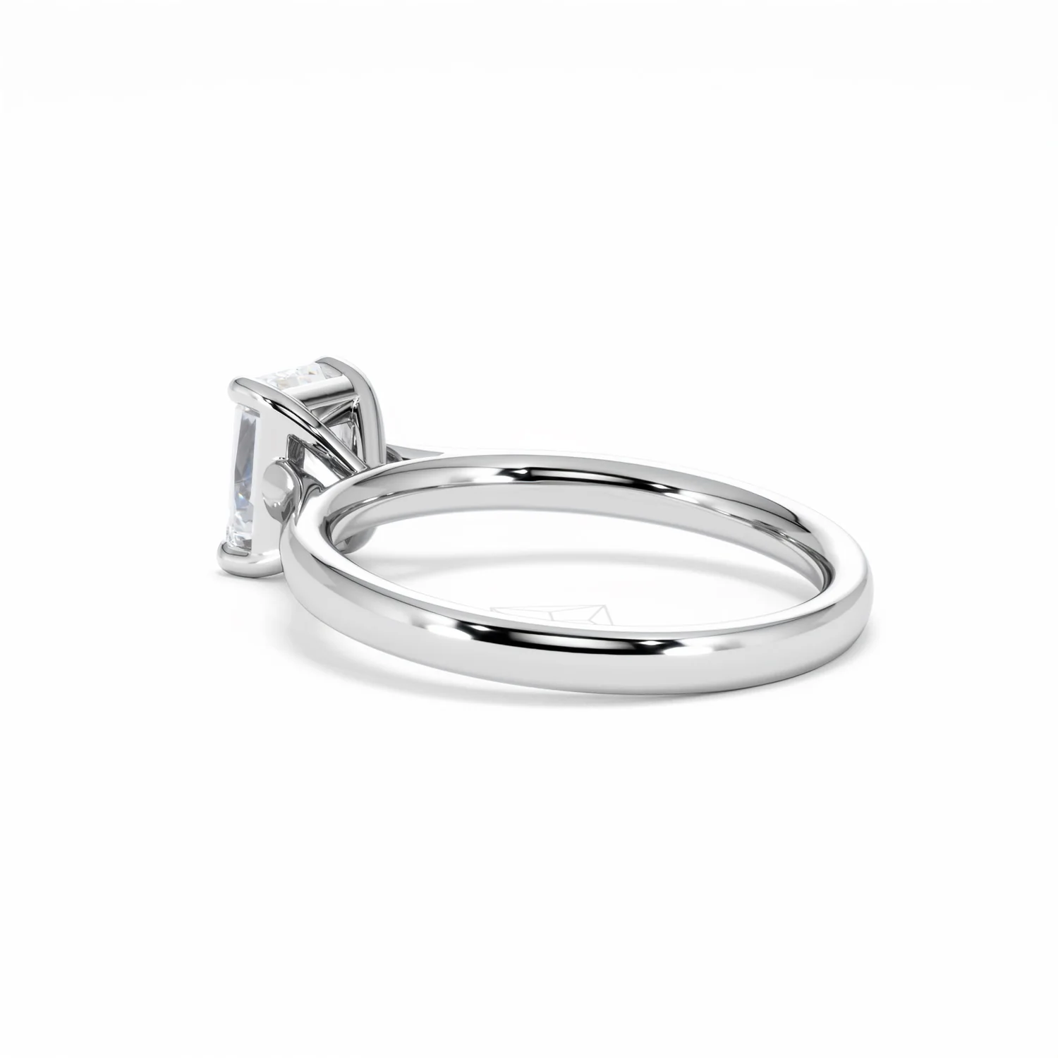 Amora Radiant 1.00ct Lab Diamond Engagement Ring F/VS1 Set in Platinum - Image 61