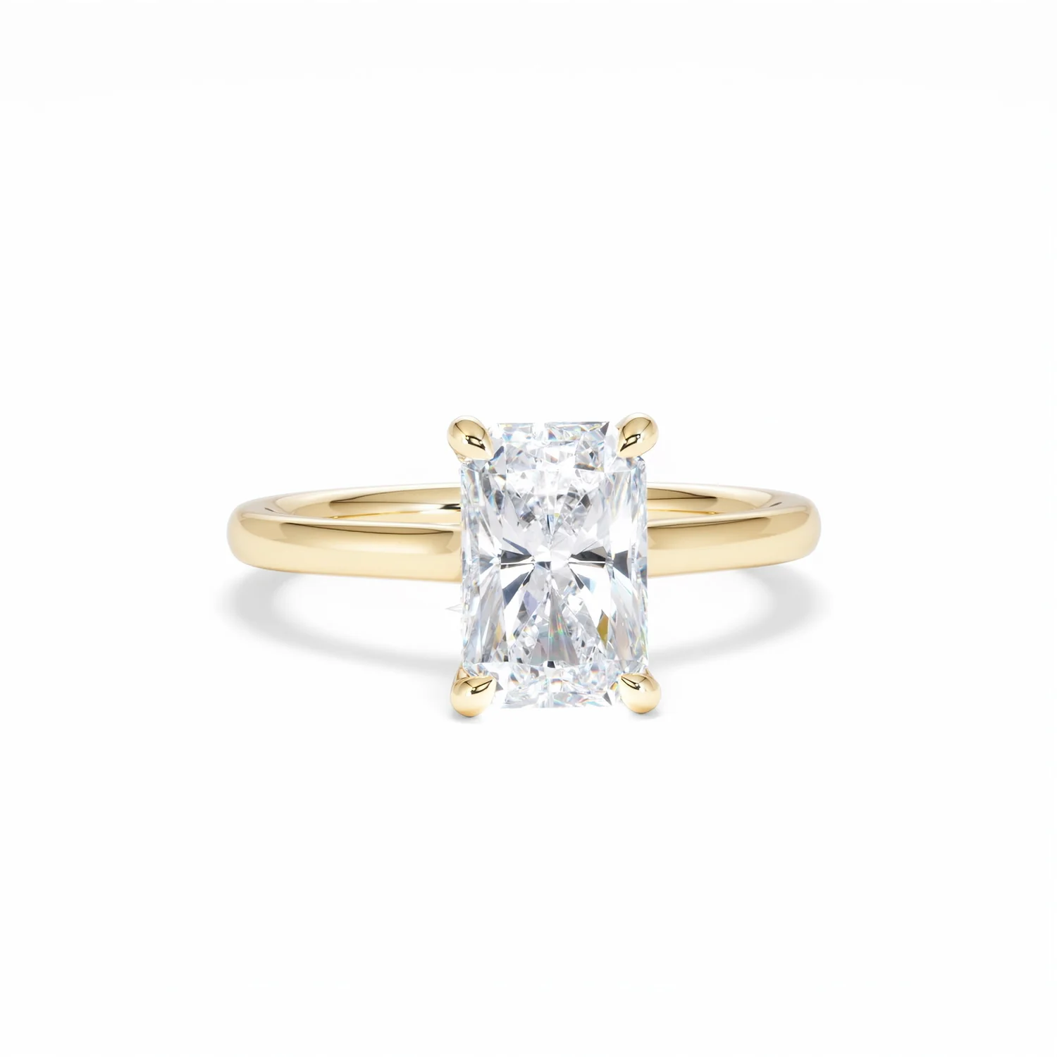 Amora Radiant 2.00ct Hidden Halo Lab Diamond Engagement Ring F/VS1 Set in 18K Gold - Image 11