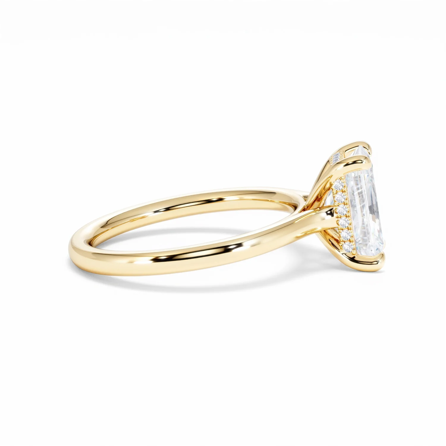 Amora Radiant 2.00ct Hidden Halo Lab Diamond Engagement Ring F/VS1 Set in 18K Gold - Image 29