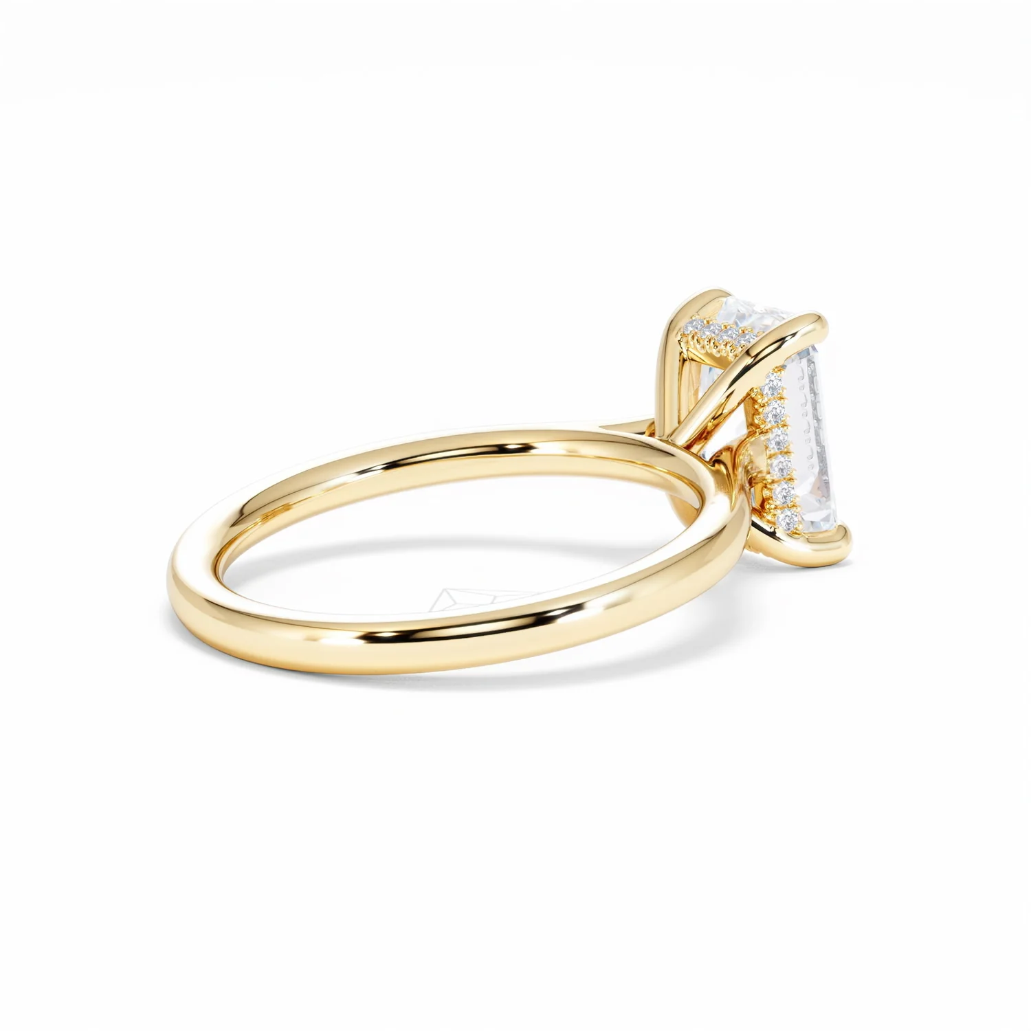 Amora Radiant 2.00ct Hidden Halo Lab Diamond Engagement Ring F/VS1 Set in 18K Gold - Image 38