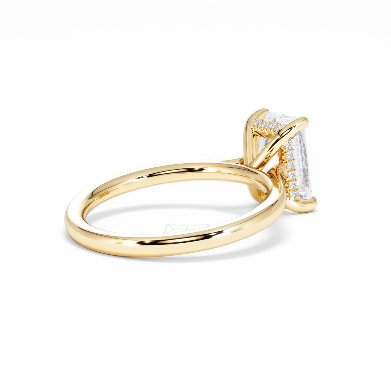 Amora Radiant 2.00ct Hidden Halo Lab Diamond Engagement Ring F/VS1 Set in 18K Gold - Image 39