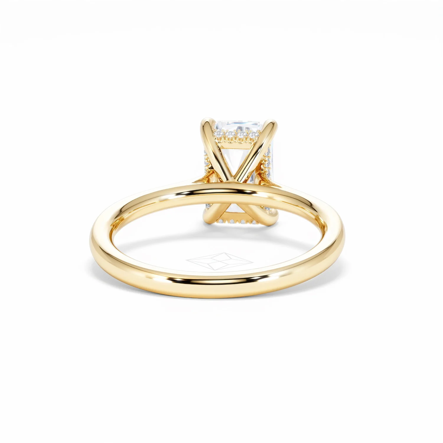 Amora Radiant 2.00ct Hidden Halo Lab Diamond Engagement Ring F/VS1 Set in 18K Gold - Image 48