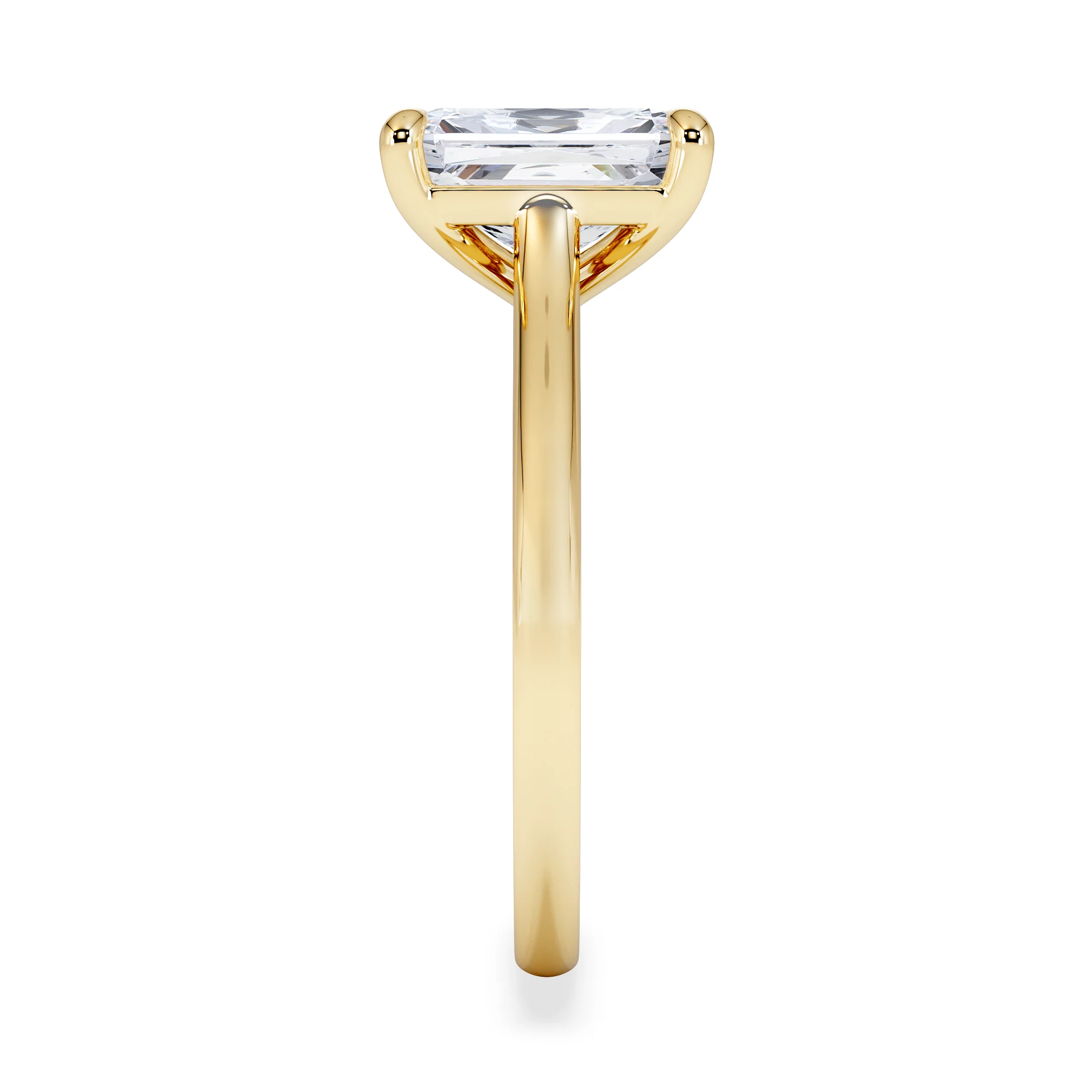 Amora Radiant 2.00ct Hidden Halo Lab Diamond Engagement Ring F/VS1 Set in 18K Gold - Image 5