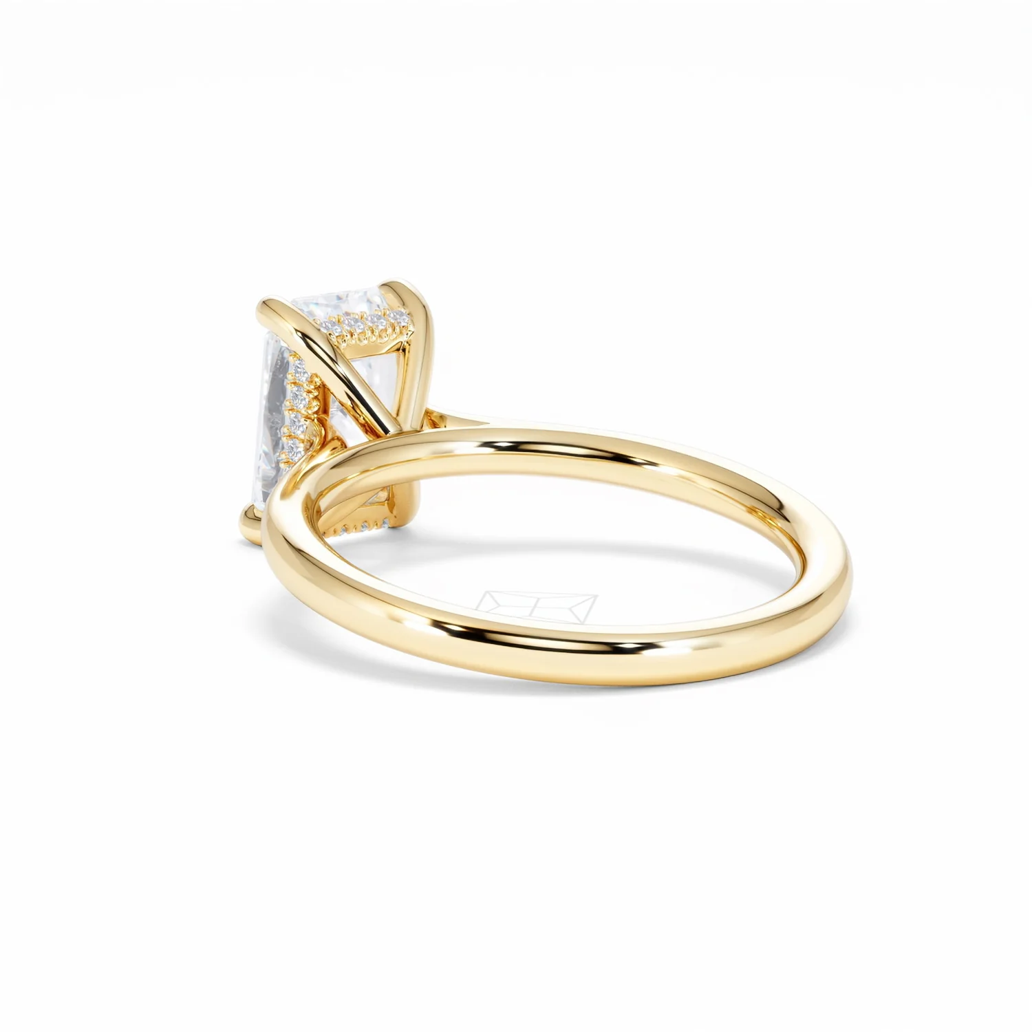 Amora Radiant 2.00ct Hidden Halo Lab Diamond Engagement Ring F/VS1 Set in 18K Gold - Image 58