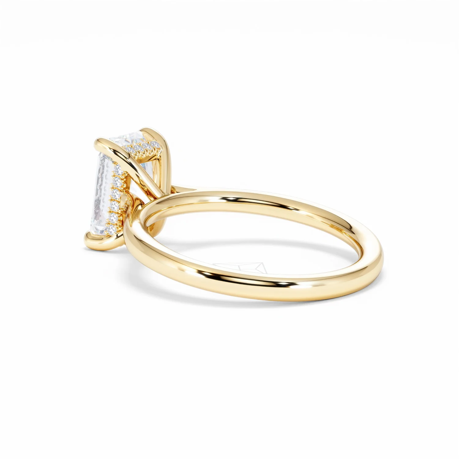 Amora Radiant 2.00ct Hidden Halo Lab Diamond Engagement Ring F/VS1 Set in 18K Gold - Image 61