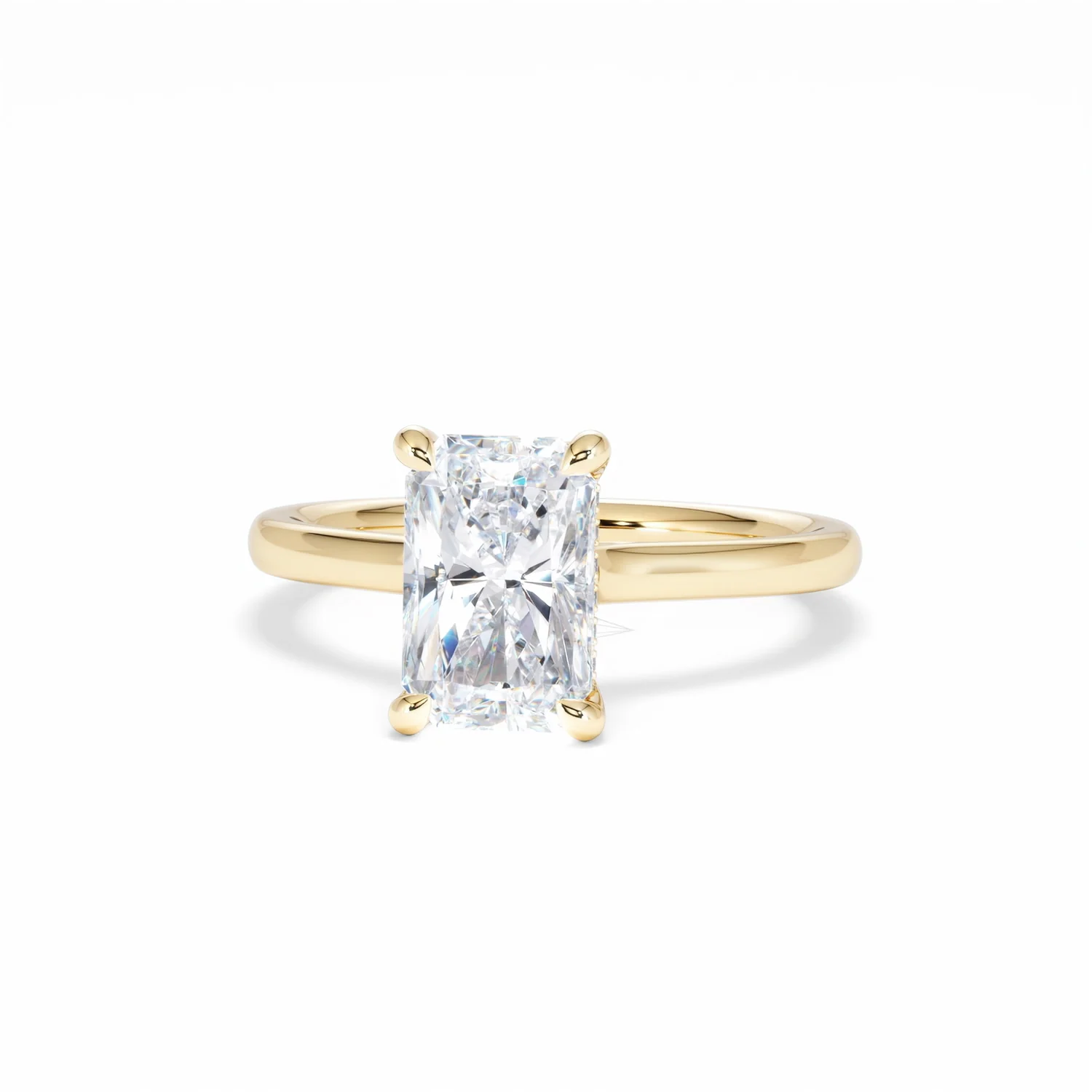 Amora Radiant 2.00ct Hidden Halo Lab Diamond Engagement Ring F/VS1 Set in 18K Gold - Image 88
