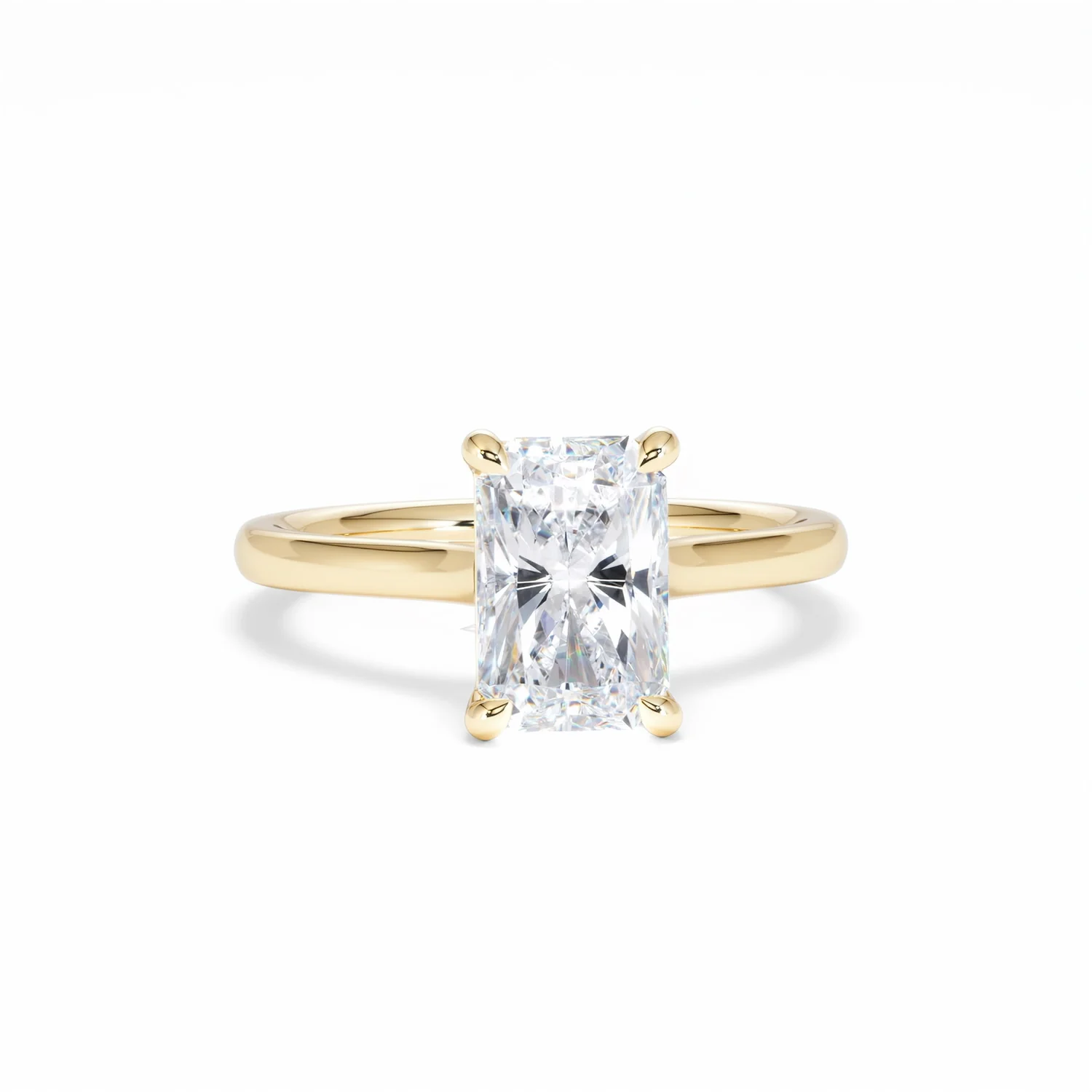 Amora Radiant 2.00ct Lab Diamond Engagement Ring F/VS1 Set in 18K Gold - Image 11