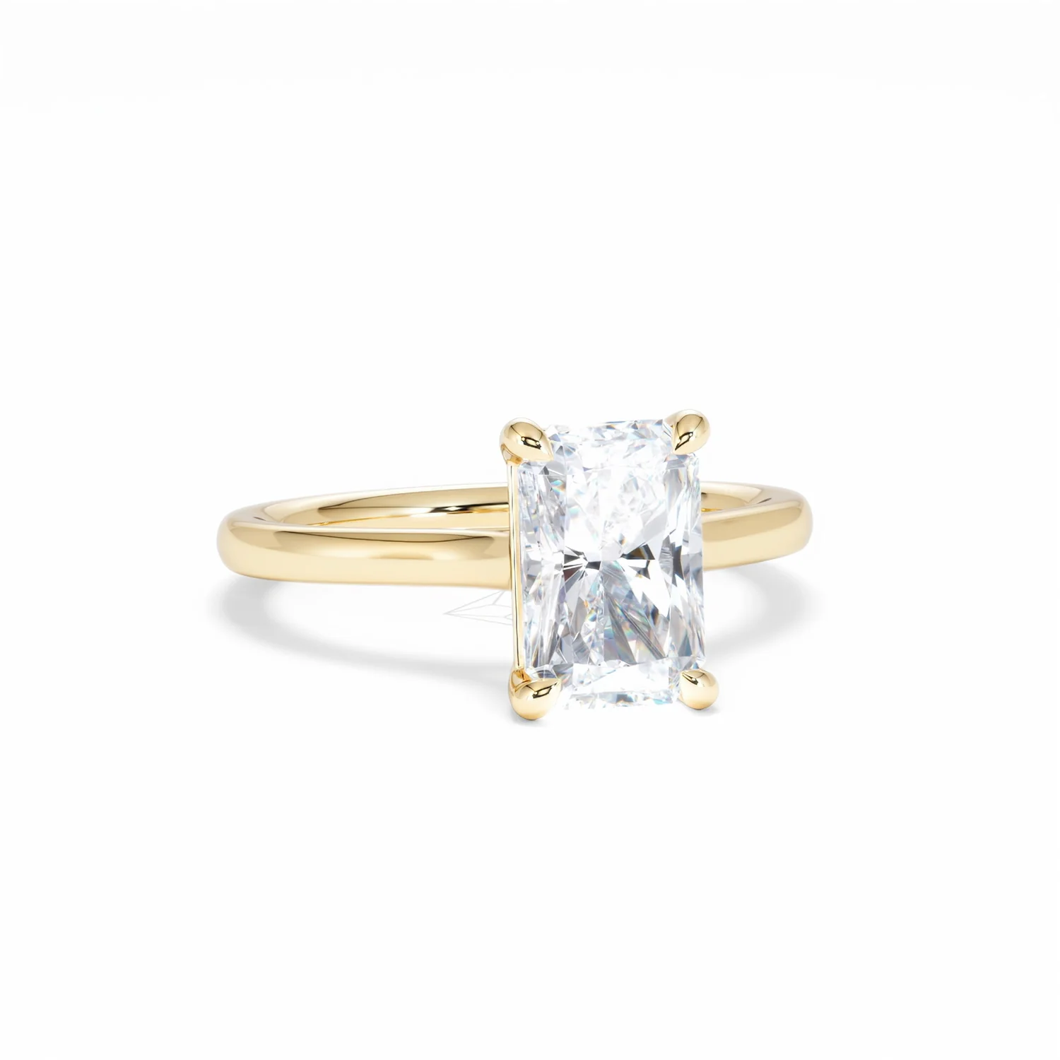 Amora Radiant 2.00ct Lab Diamond Engagement Ring F/VS1 Set in 18K Gold - Image 13