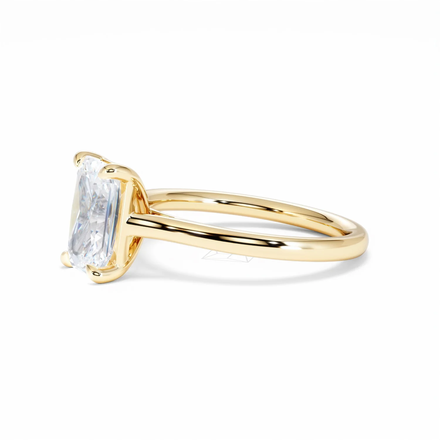 Amora Radiant 2.00ct Lab Diamond Engagement Ring F/VS1 Set in 18K Gold - Image 76