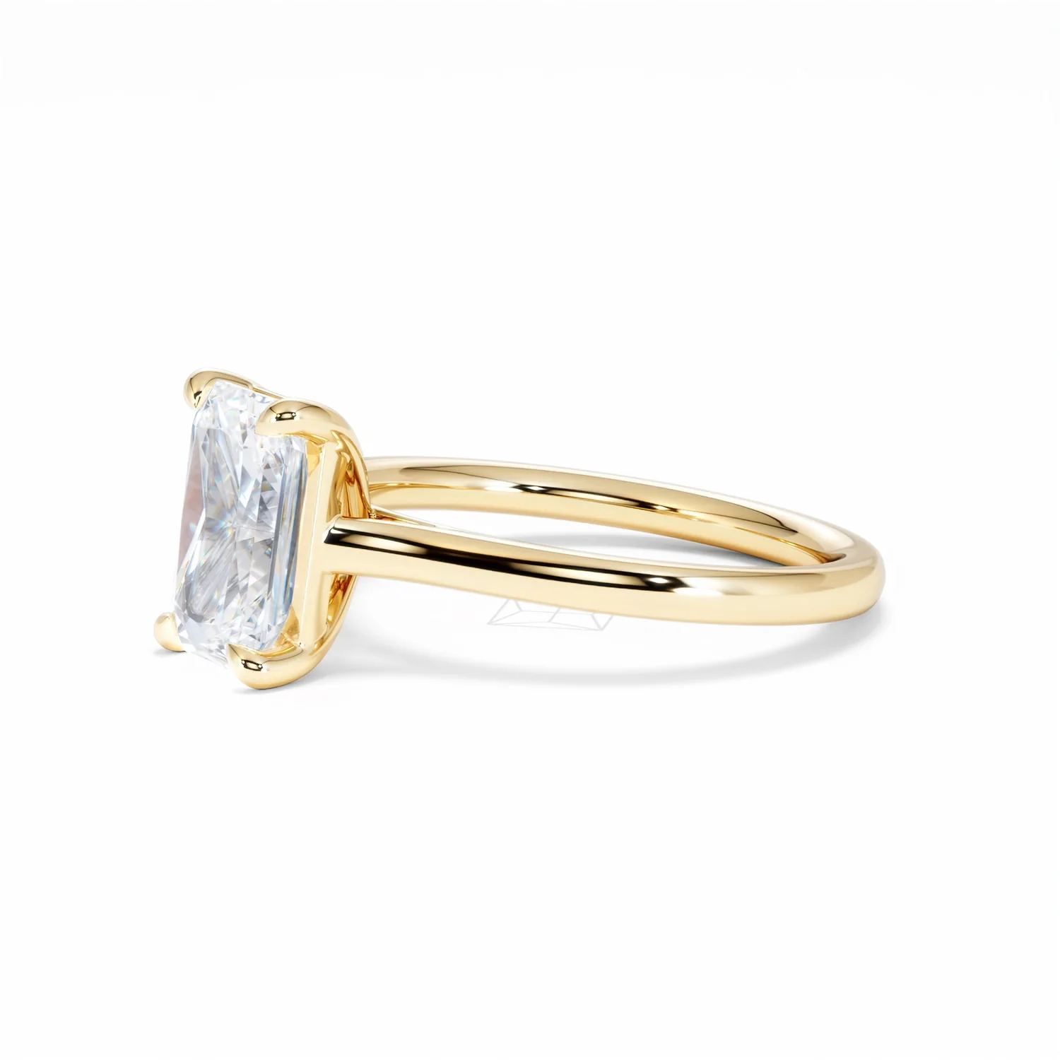Amora Radiant 2.00ct Lab Diamond Engagement Ring F/VS1 Set in 18K Gold - Image 77