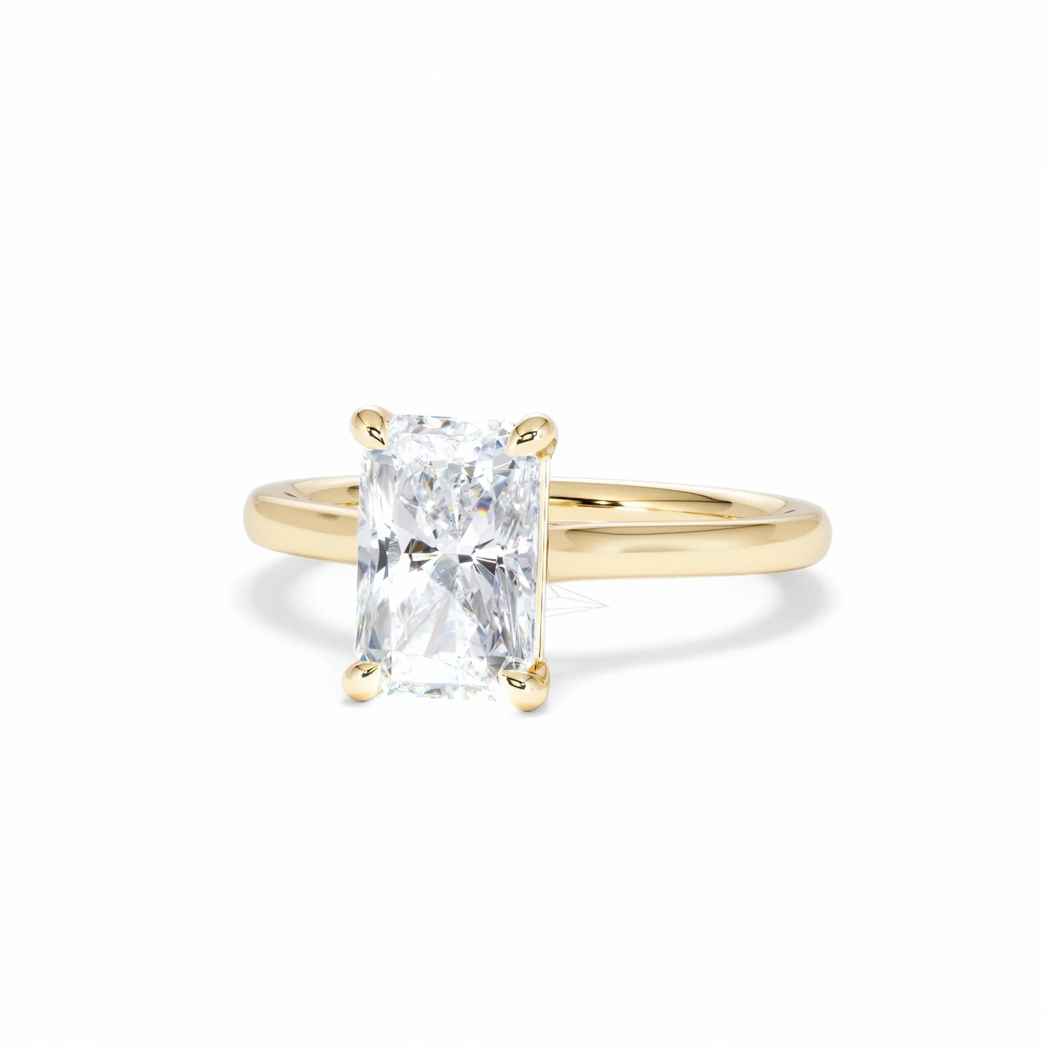 Amora Radiant 2.00ct Lab Diamond Engagement Ring F/VS1 Set in 18K Gold - Image 87