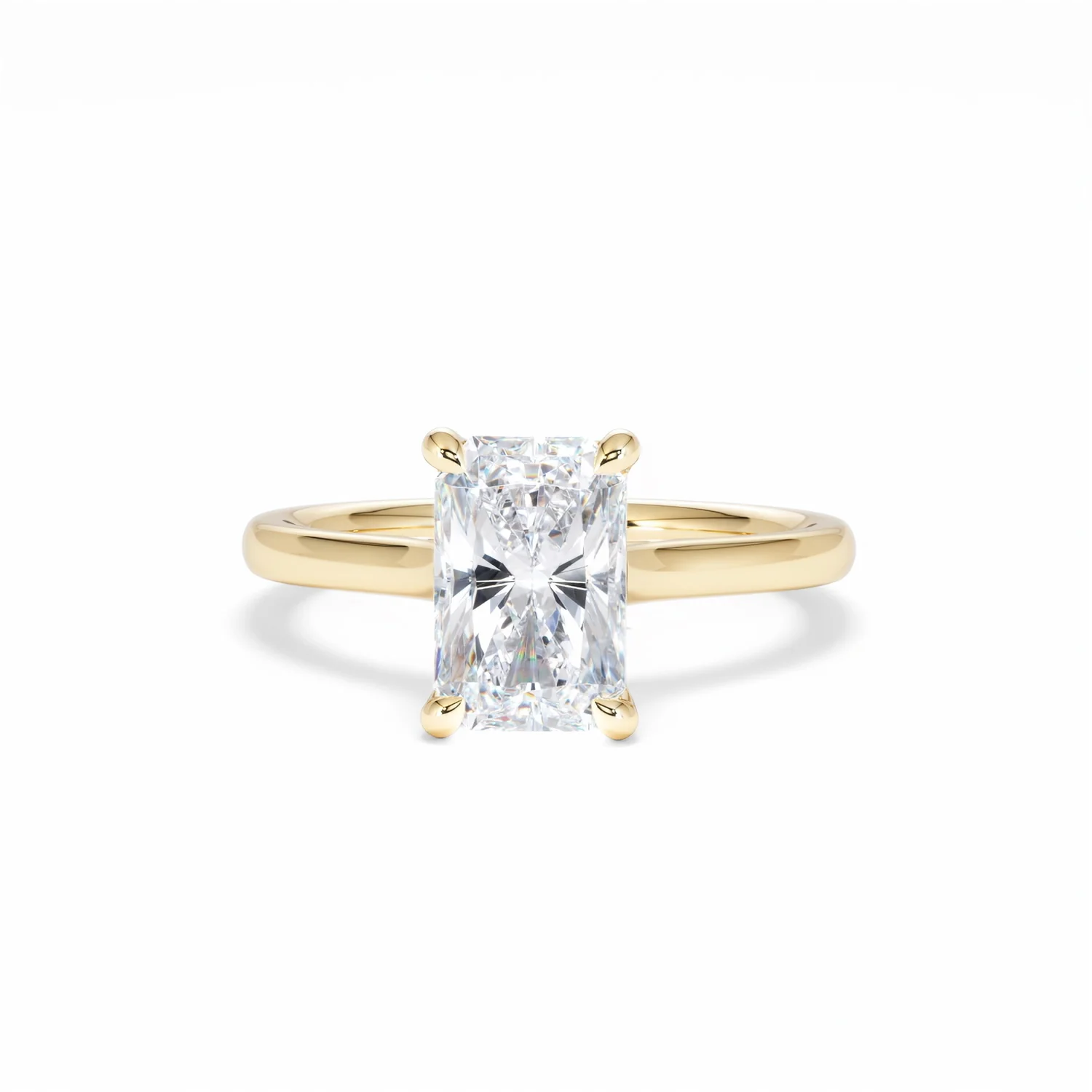 Amora Radiant 2.00ct Lab Diamond Engagement Ring F/VS1 Set in 18K Gold - Image 89