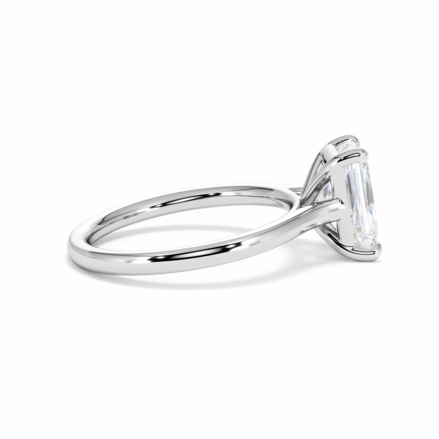 Amora Radiant 2.00ct Lab Diamond Engagement Ring F/VS1 Set in 18K White Gold - Image 31