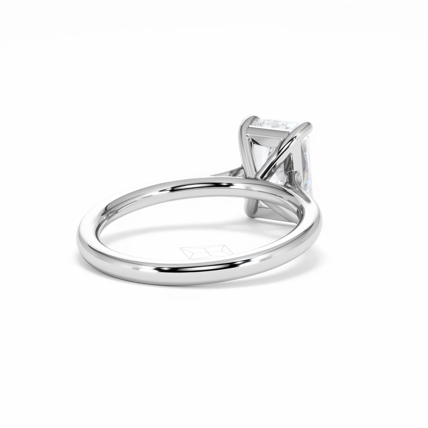 Amora Radiant 2.00ct Lab Diamond Engagement Ring F/VS1 Set in 18K White Gold - Image 43