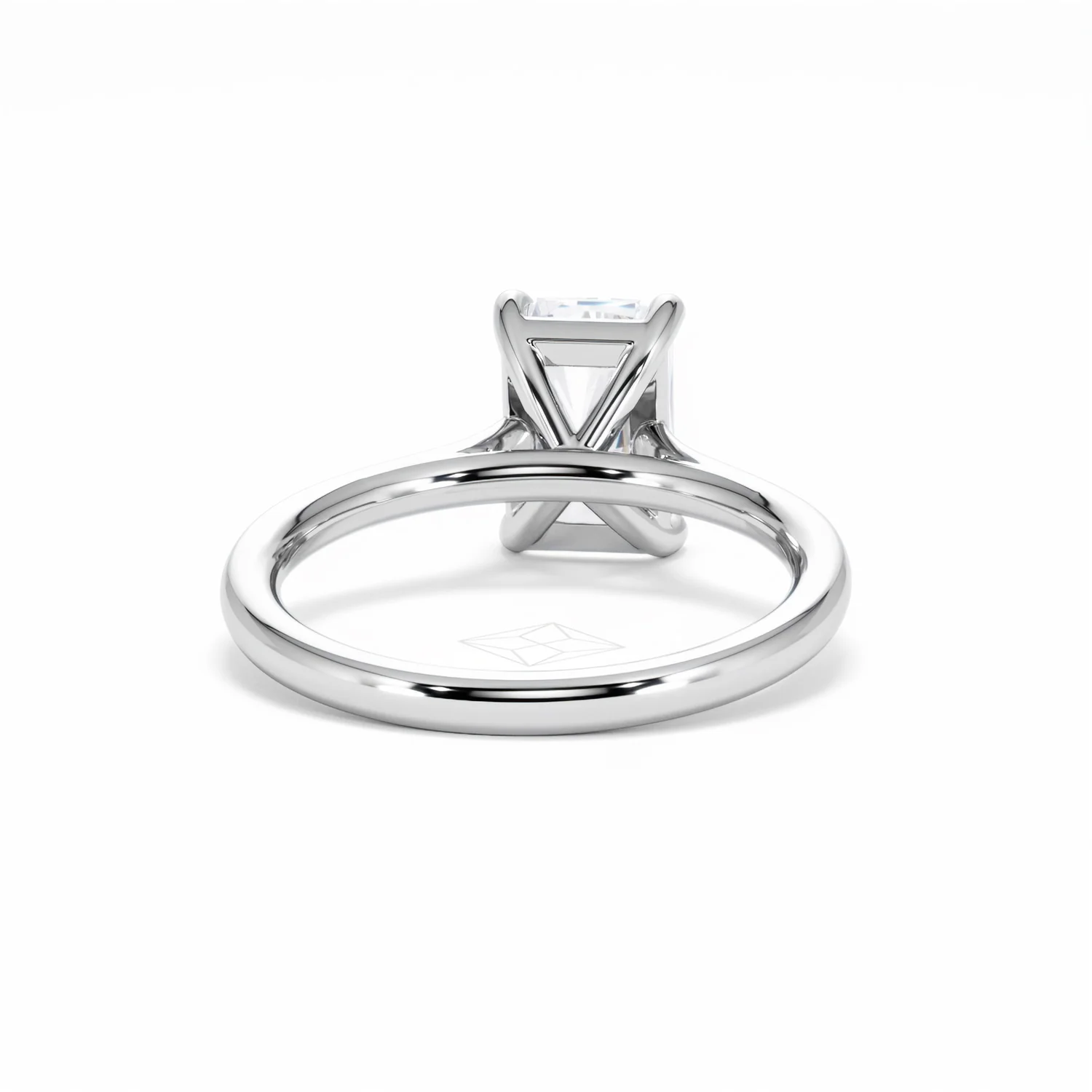 Amora Radiant 2.00ct Lab Diamond Engagement Ring F/VS1 Set in 18K White Gold - Image 48