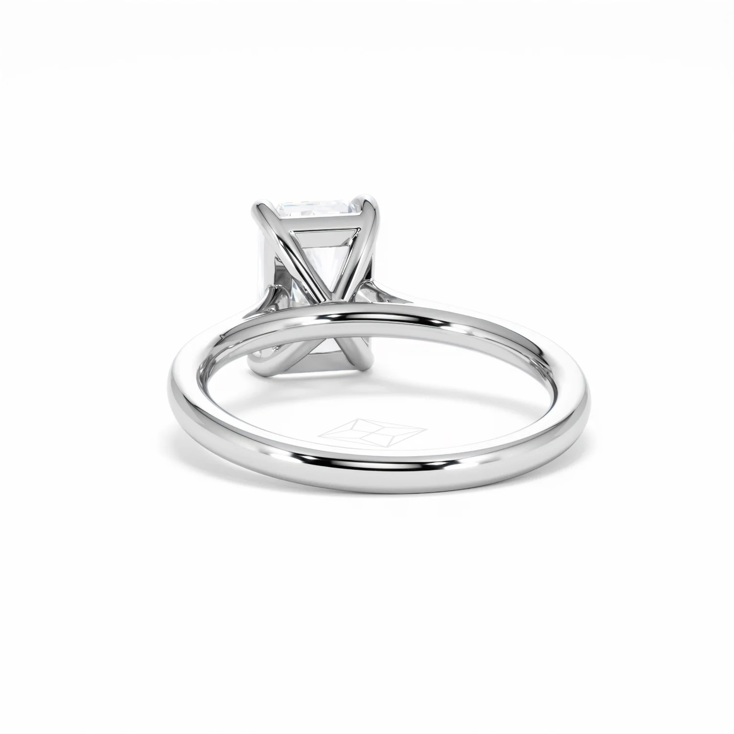 Amora Radiant 2.00ct Lab Diamond Engagement Ring F/VS1 Set in 18K White Gold - Image 53