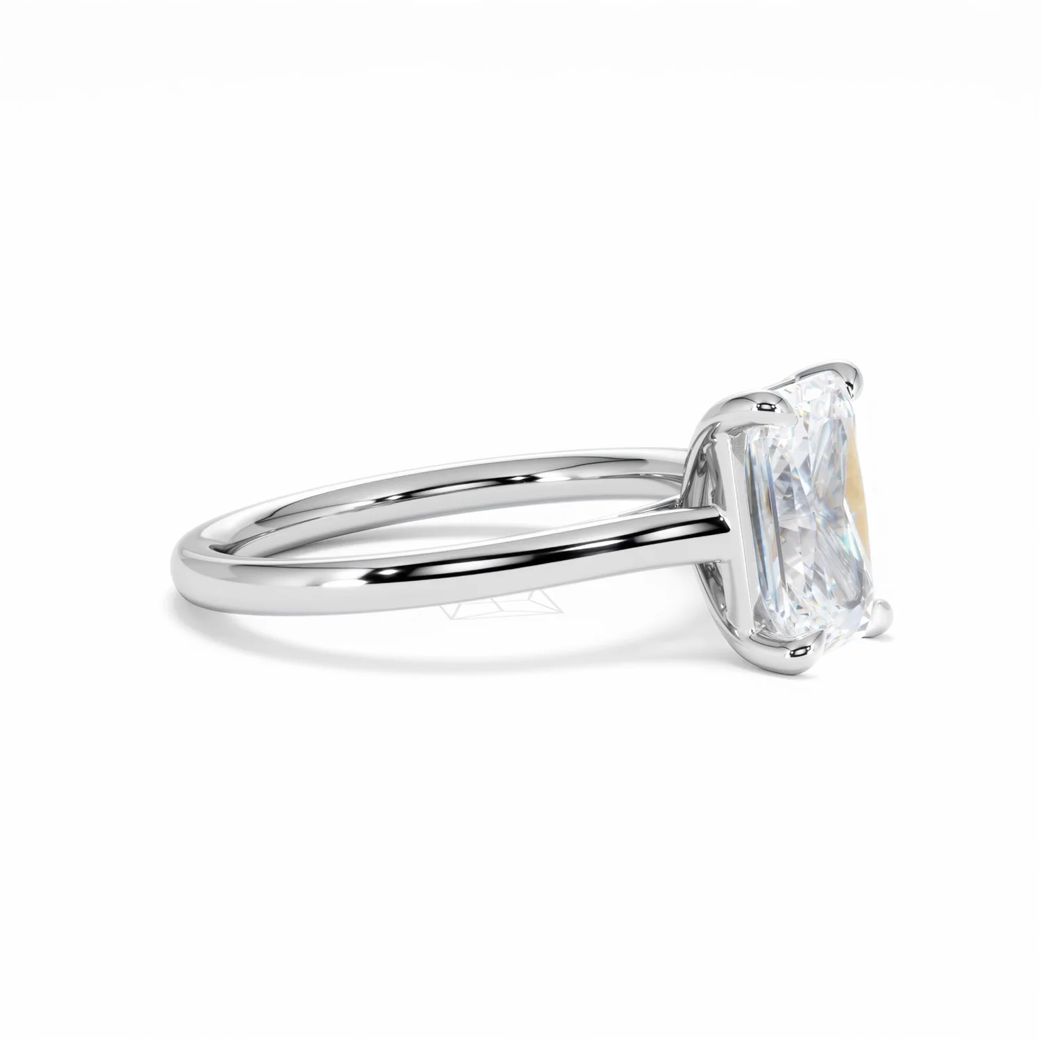 Amora Radiant 2.00ct Lab Diamond Engagement Ring F/VS1 Set in Platinum - Image 23